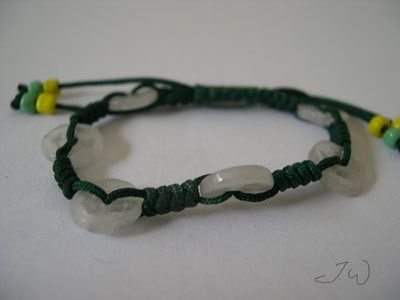 Handmade Coin Jade bracelet Size ONE SIZE - 1 Thumbnail