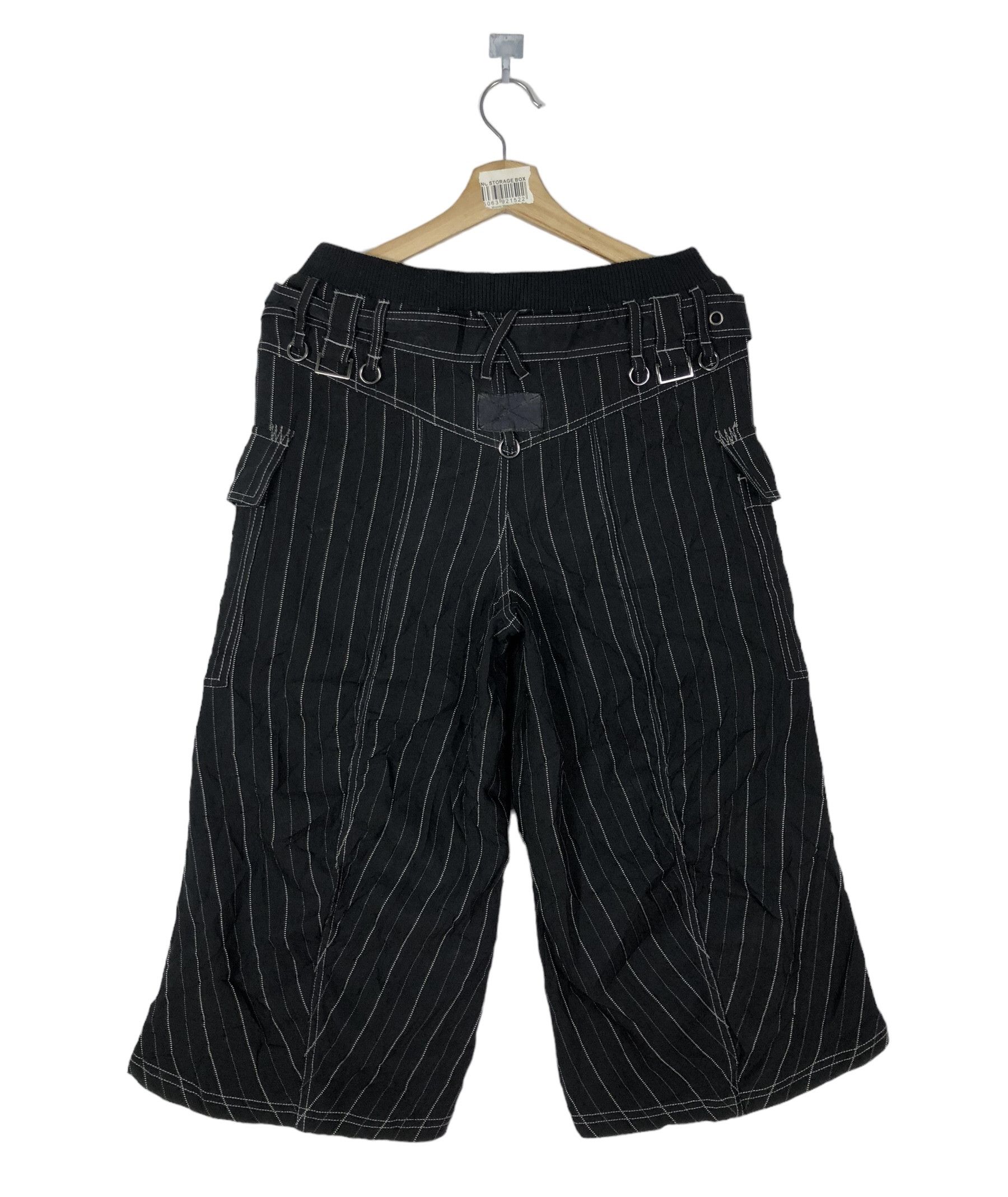 Japanese Brand ALGONQUINS JAPAN GOTHIC PUNK 2 IN 1 BELTED BONDAGE PANTS Size 29" - 5 Thumbnail