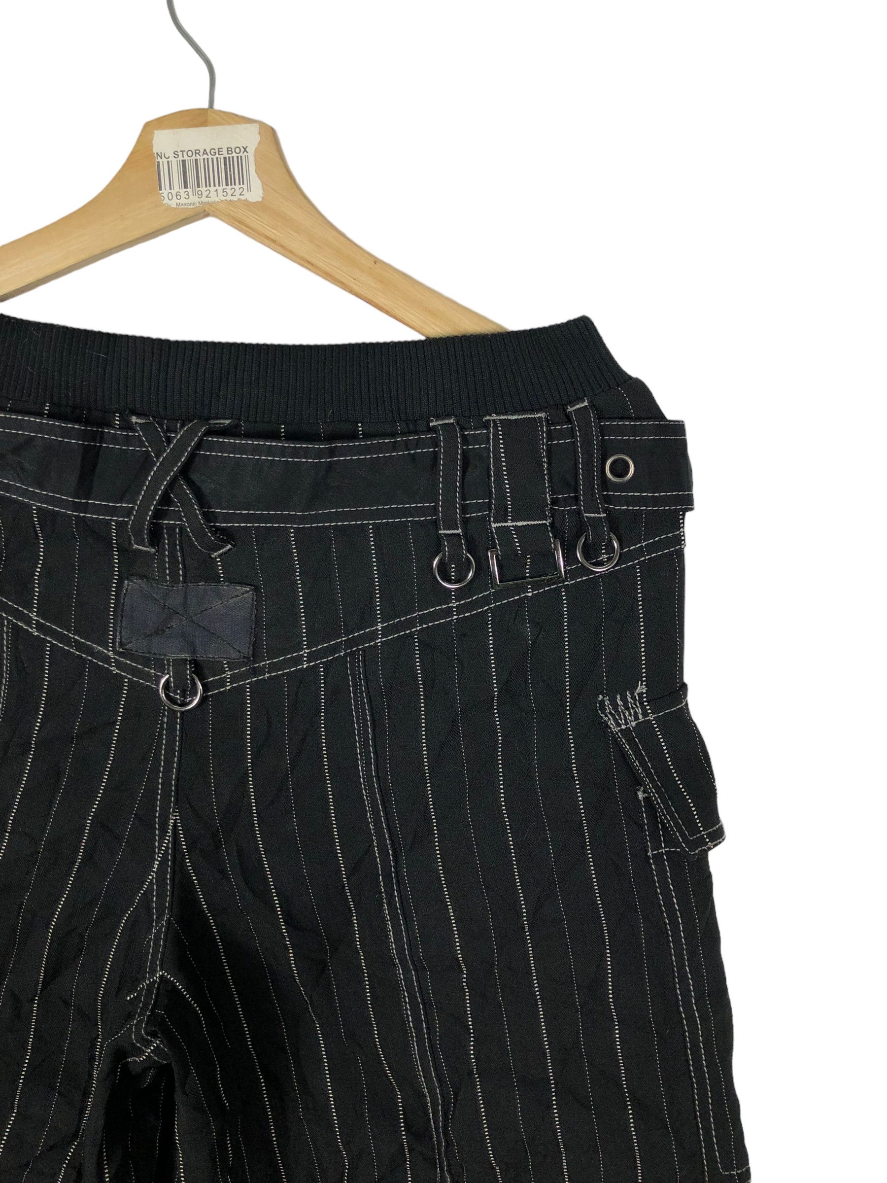 Japanese Brand ALGONQUINS JAPAN GOTHIC PUNK 2 IN 1 BELTED BONDAGE PANTS Size 29" - 13 Thumbnail