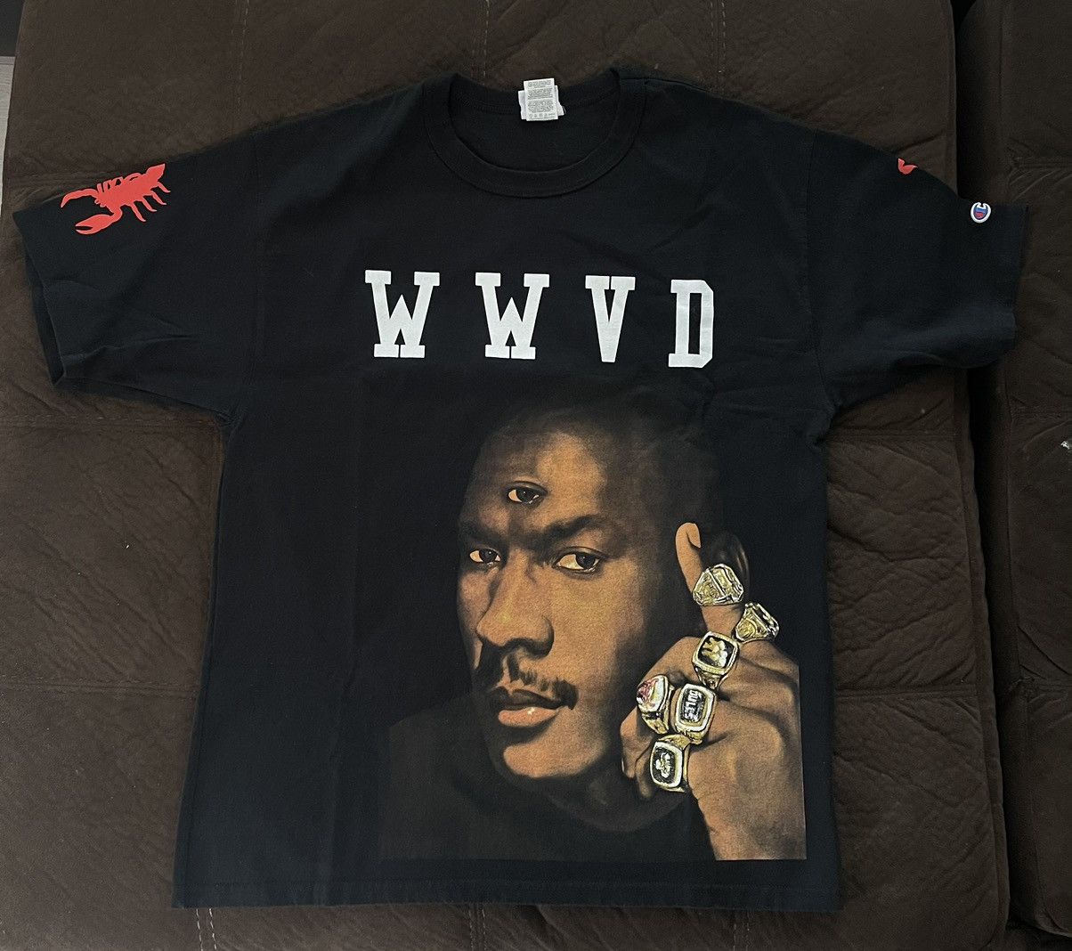 Streetwear WESTSIDE GUNN “WWVD” Michael Jordan Shirt Size US L / EU 52-54 / 3 - 3 Thumbnail