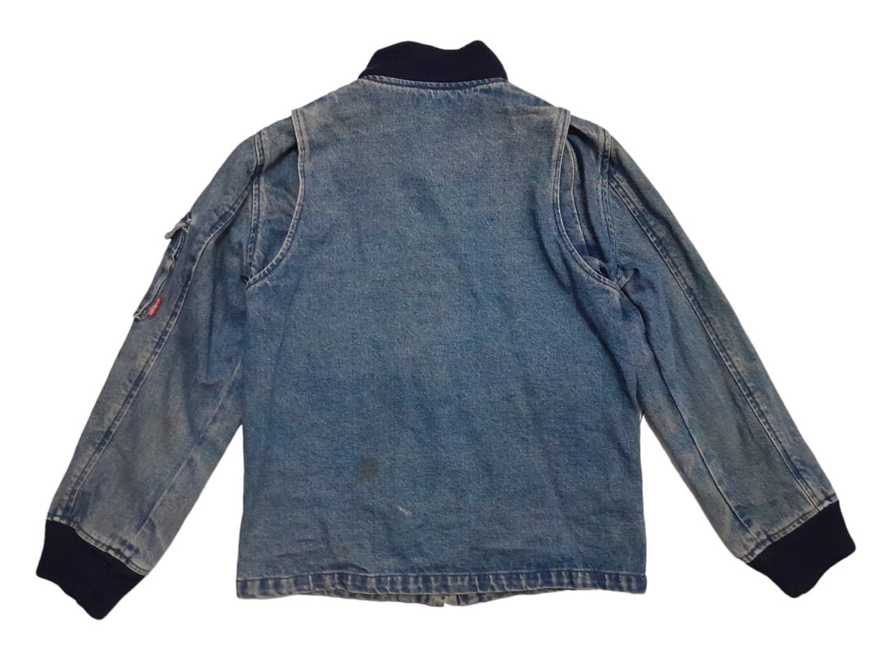Beams Plus Beams Japan Denim Jacket Bomber (E1006) Size M / US 6-8 / IT 42-44 - 2 Thumbnail