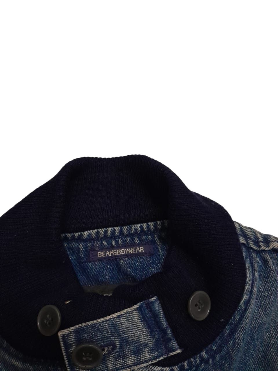 Beams Plus Beams Japan Denim Jacket Bomber (E1006) Size M / US 6-8 / IT 42-44 - 3 Thumbnail