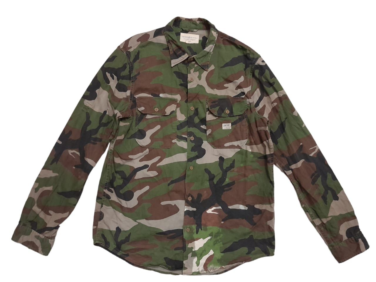 Denim & Supply Ralph Lauren Polo Ralph Lauren Camo Shirt (E1007) Size US L / EU 52-54 / 3 - 2 Thumbnail
