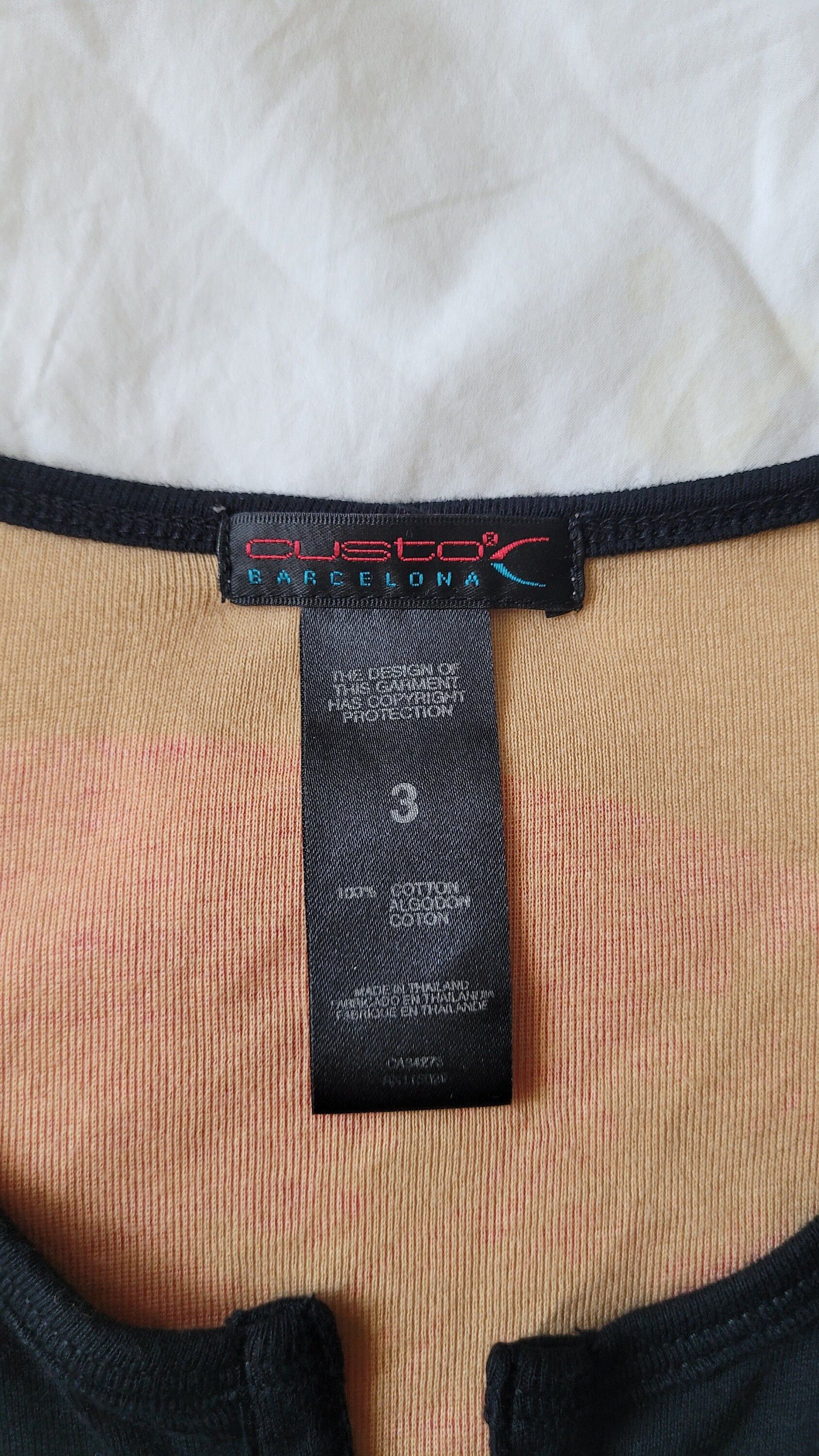 Vintage Y2K Custo Barcelona Lost Star Japanese Painter Top