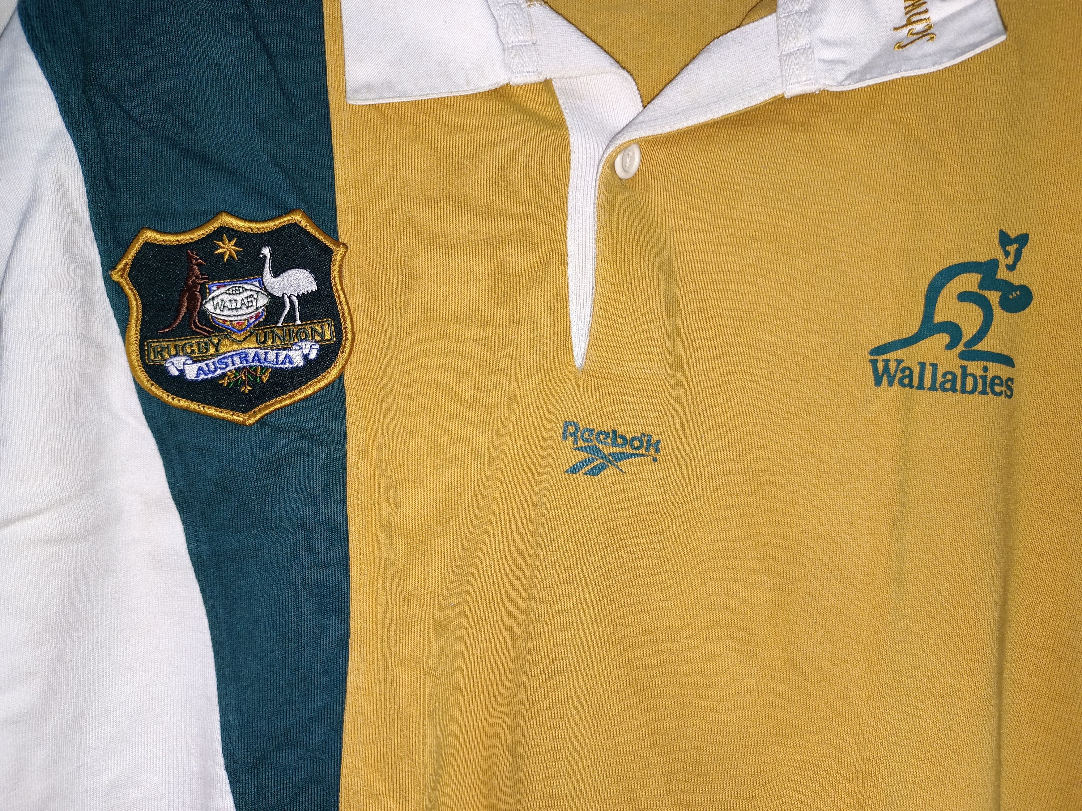 Reebok × Vintage Vintage wallabies Australia rugby union 7s jersey Size US M / EU 48-50 / 2 - 5 Thumbnail
