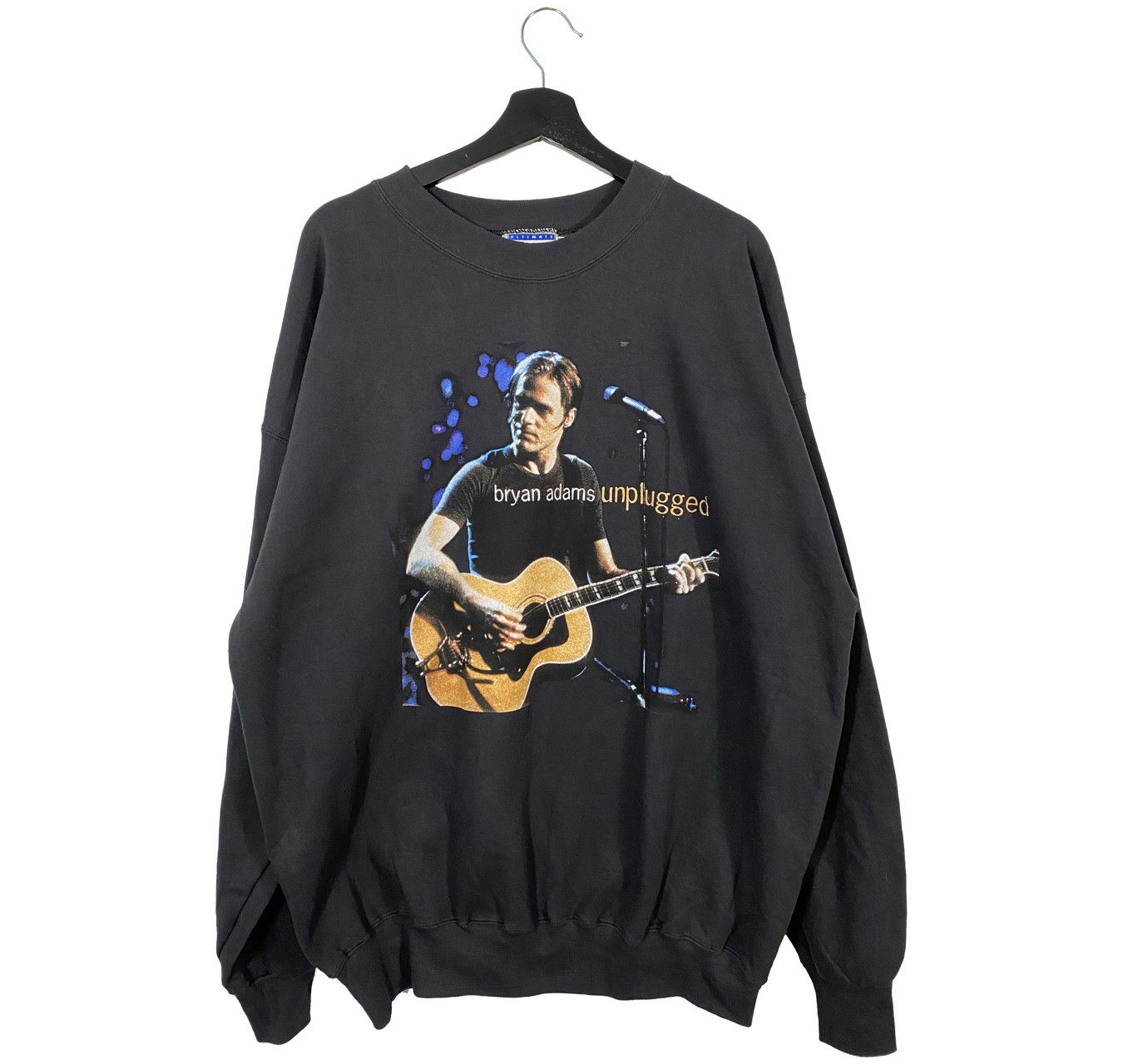 Band Tees Vintage Bryan Adams Unplugged crewneck black Size US XL / EU 56 / 4 - 1 Thumbnail