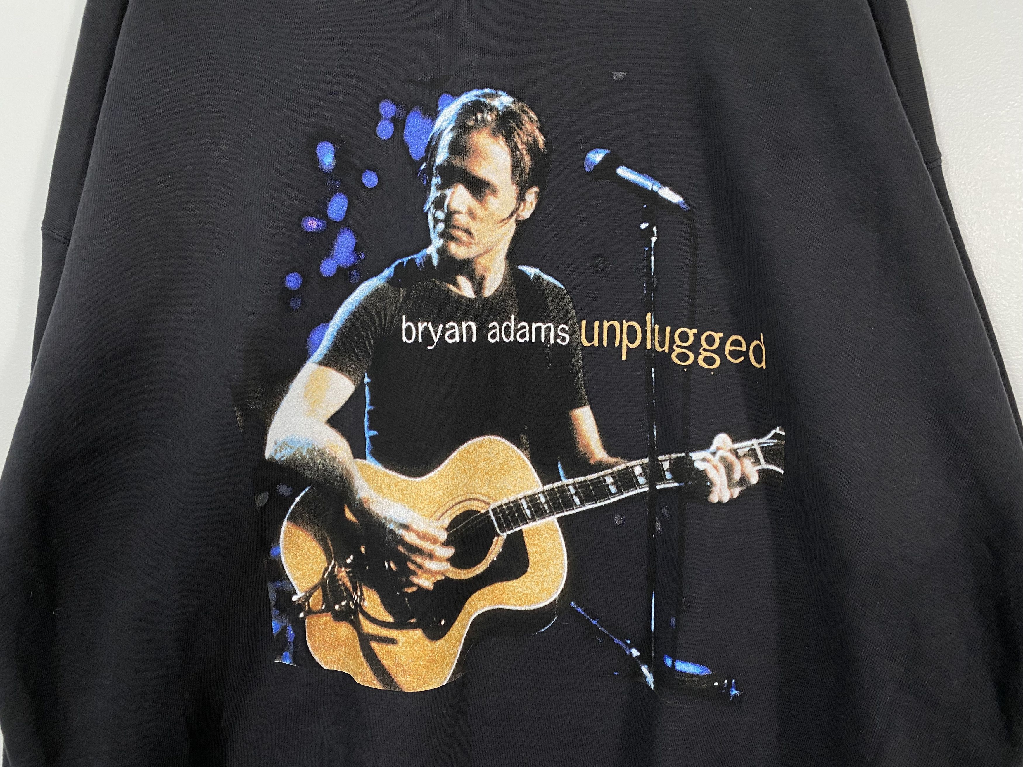 Band Tees Vintage Bryan Adams Unplugged crewneck black Size US XL / EU 56 / 4 - 3 Thumbnail