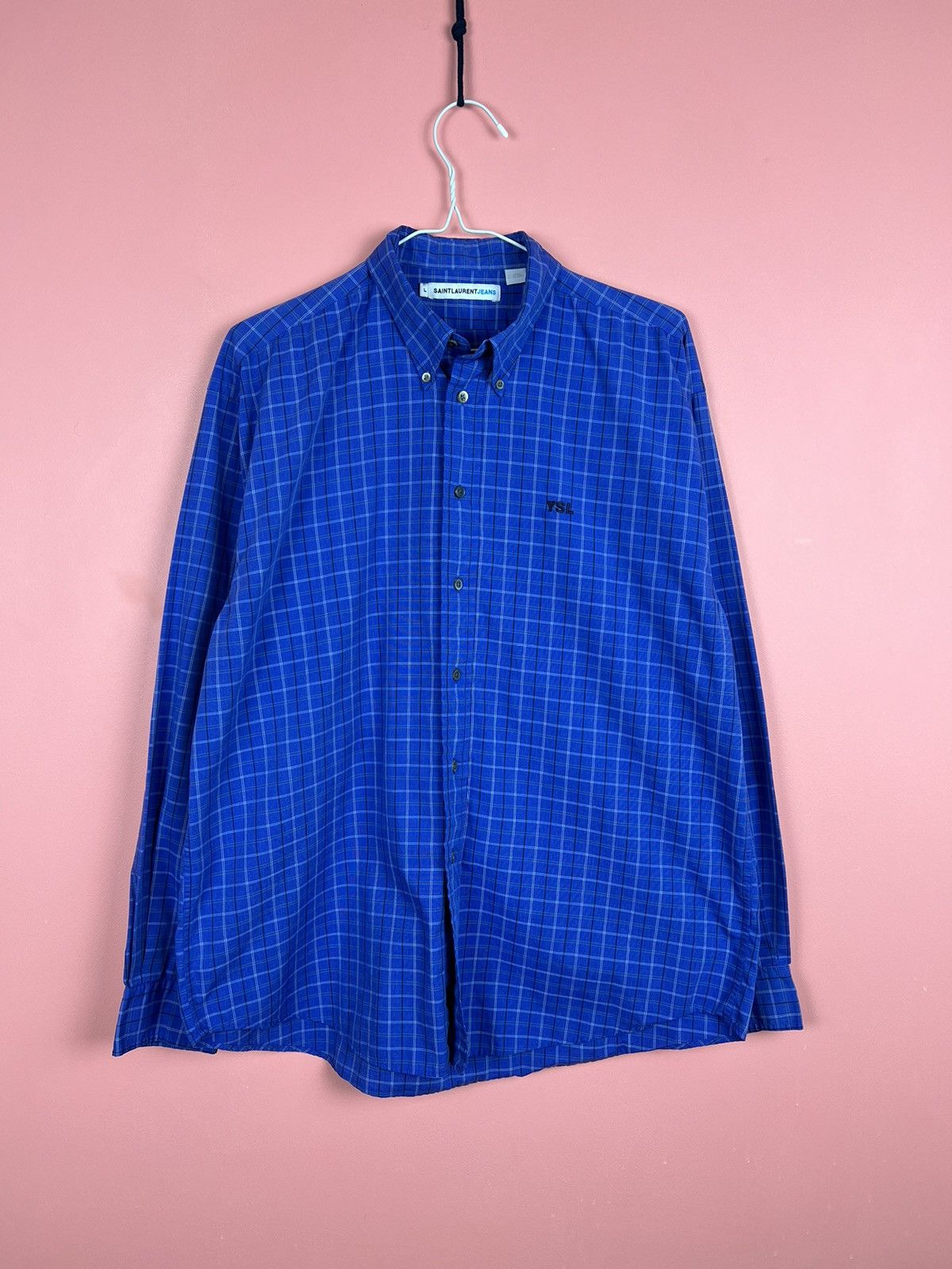 Yves Saint Laurent Saint Laurent jeans shirt button ups hype streetwear Size US L / EU 52-54 / 3 - 1 Thumbnail