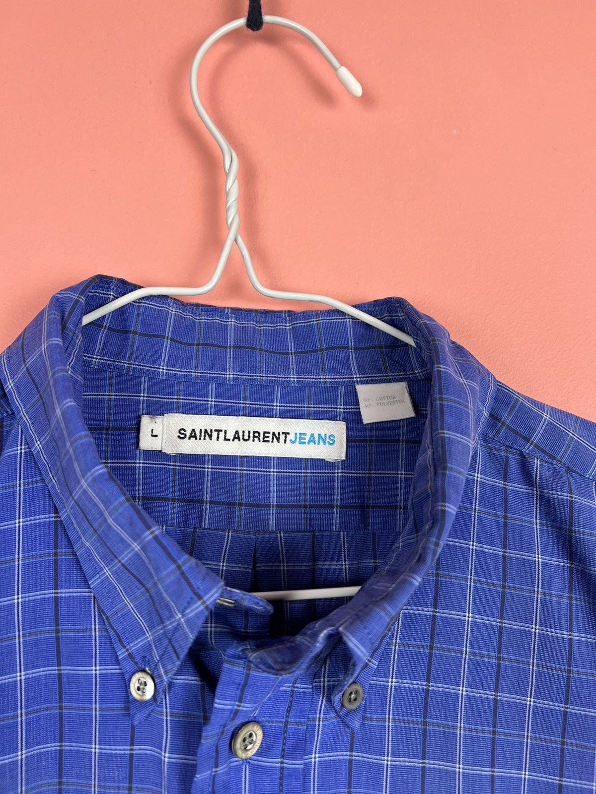 Yves Saint Laurent Saint Laurent jeans shirt button ups hype streetwear Size US L / EU 52-54 / 3 - 3 Thumbnail