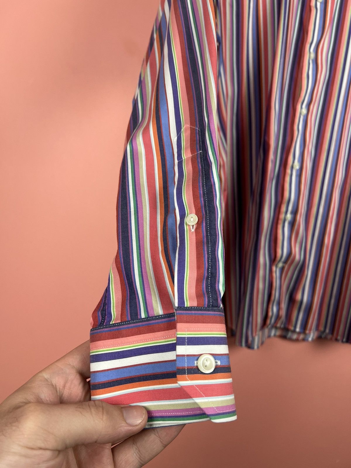 Eton Eton stripped shirt button ups luxury streetwear Size US L / EU 52-54 / 3 - 5 Thumbnail