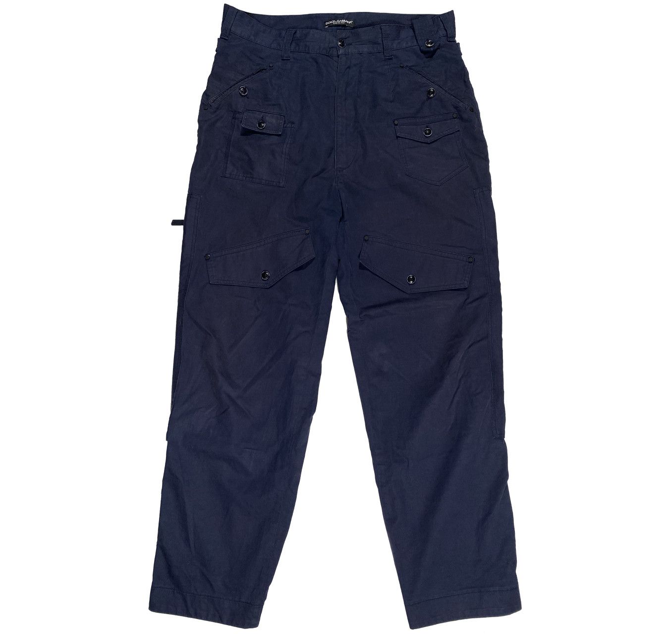 Dolce & Gabbana Dolce & Gabbana light canvas utility cargo pants 32x27 Size US 32 / EU 48 - 1 Thumbnail