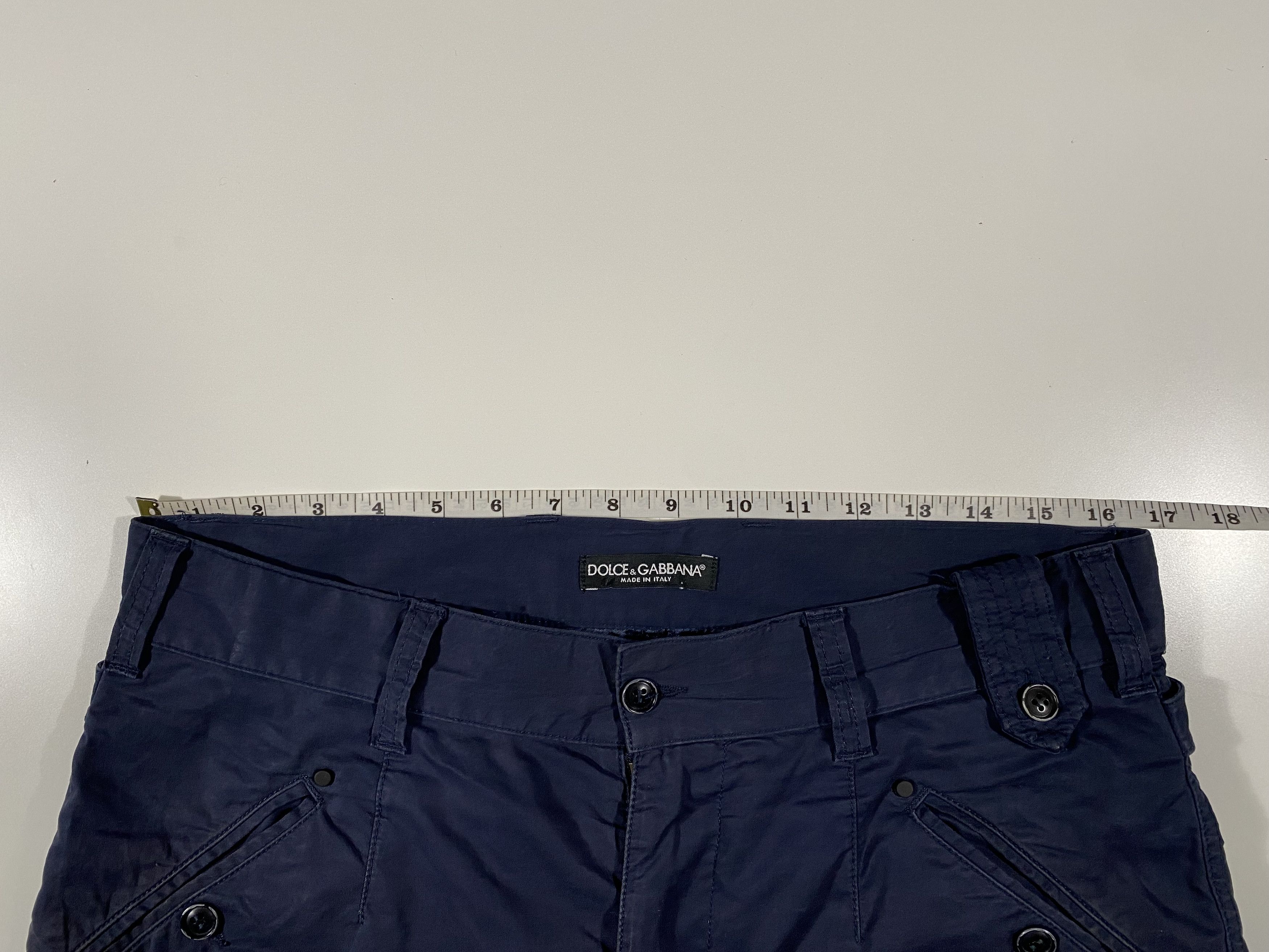 Dolce & Gabbana Dolce & Gabbana light canvas utility cargo pants 32x27 Size US 32 / EU 48 - 7 Thumbnail