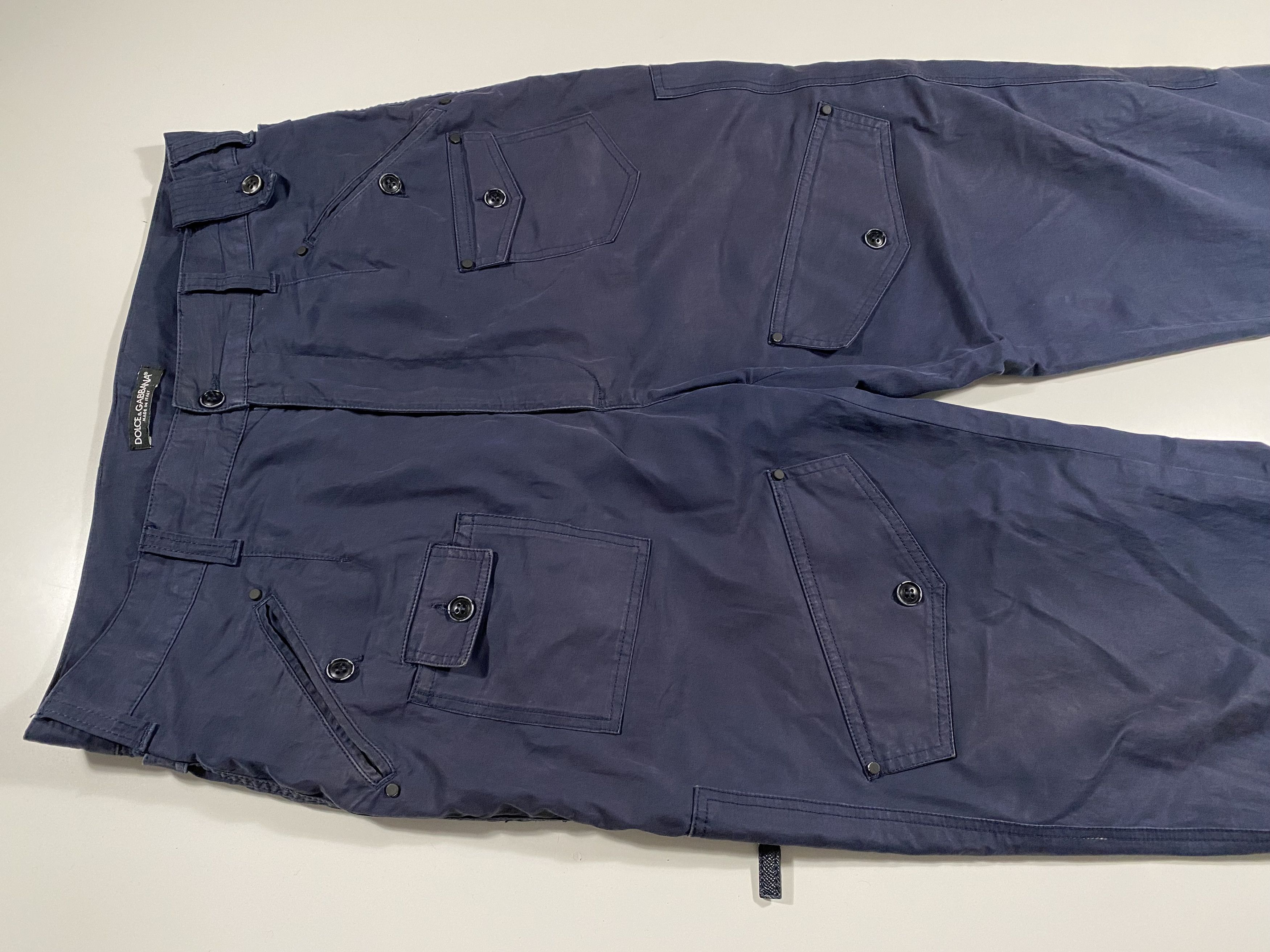 Dolce & Gabbana Dolce & Gabbana light canvas utility cargo pants 32x27 Size US 32 / EU 48 - 3 Thumbnail