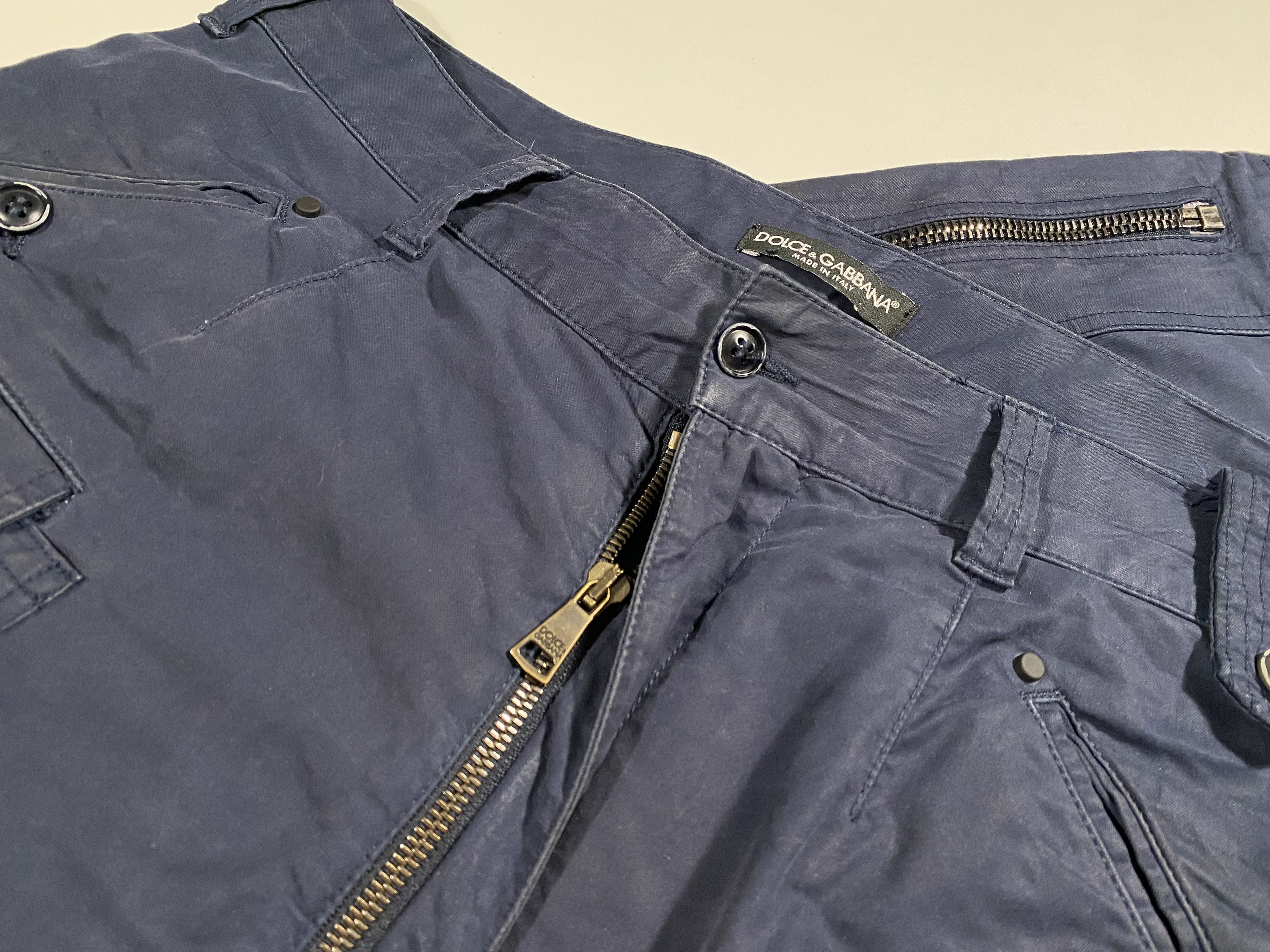 Dolce & Gabbana Dolce & Gabbana light canvas utility cargo pants 32x27 Size US 32 / EU 48 - 5 Thumbnail