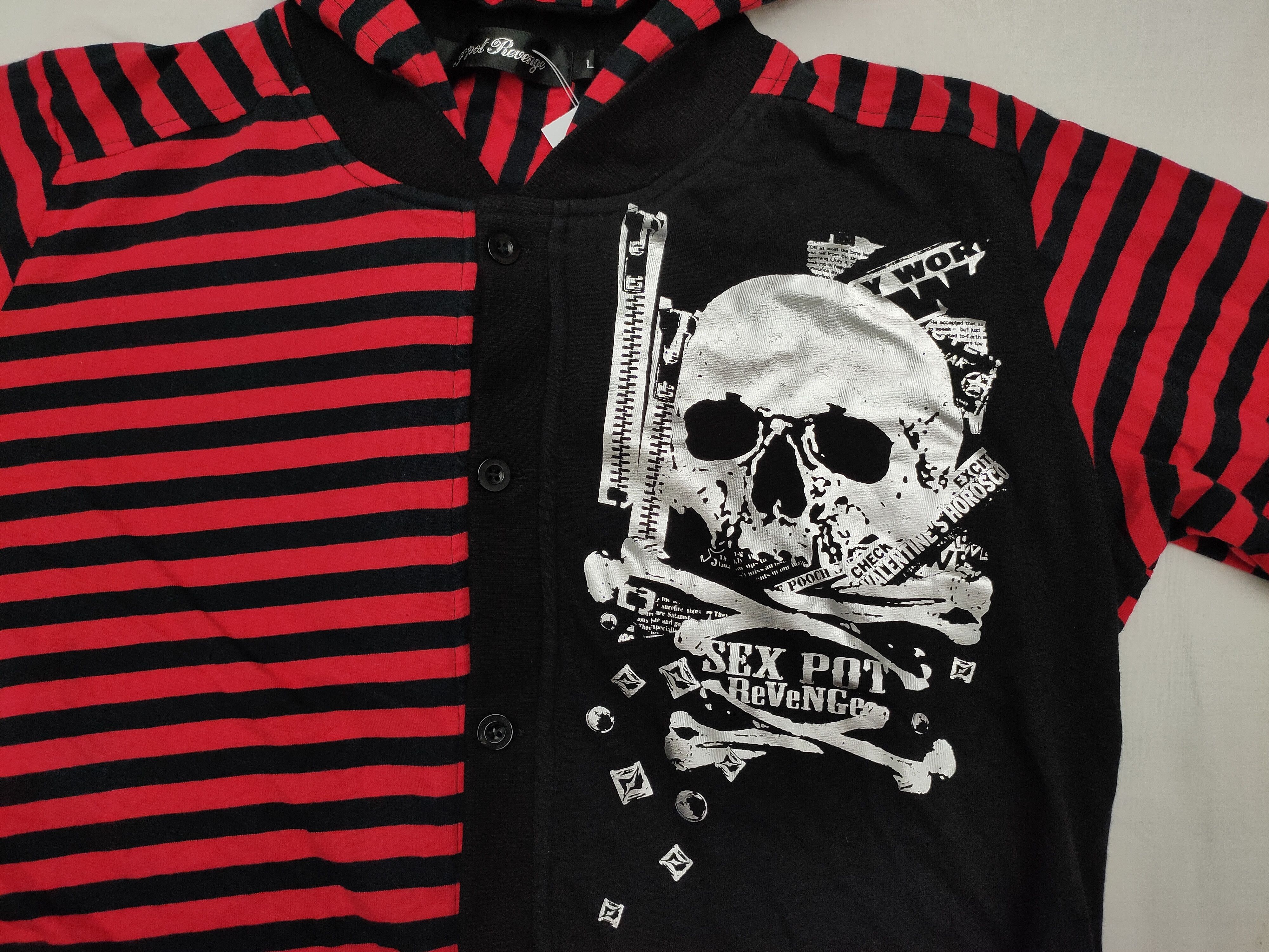 Seditionaries Sex Pot Revenge Punk is Not Dead Gothic Dress Hoodie Size L / US 10 / IT 46 - 7 Thumbnail