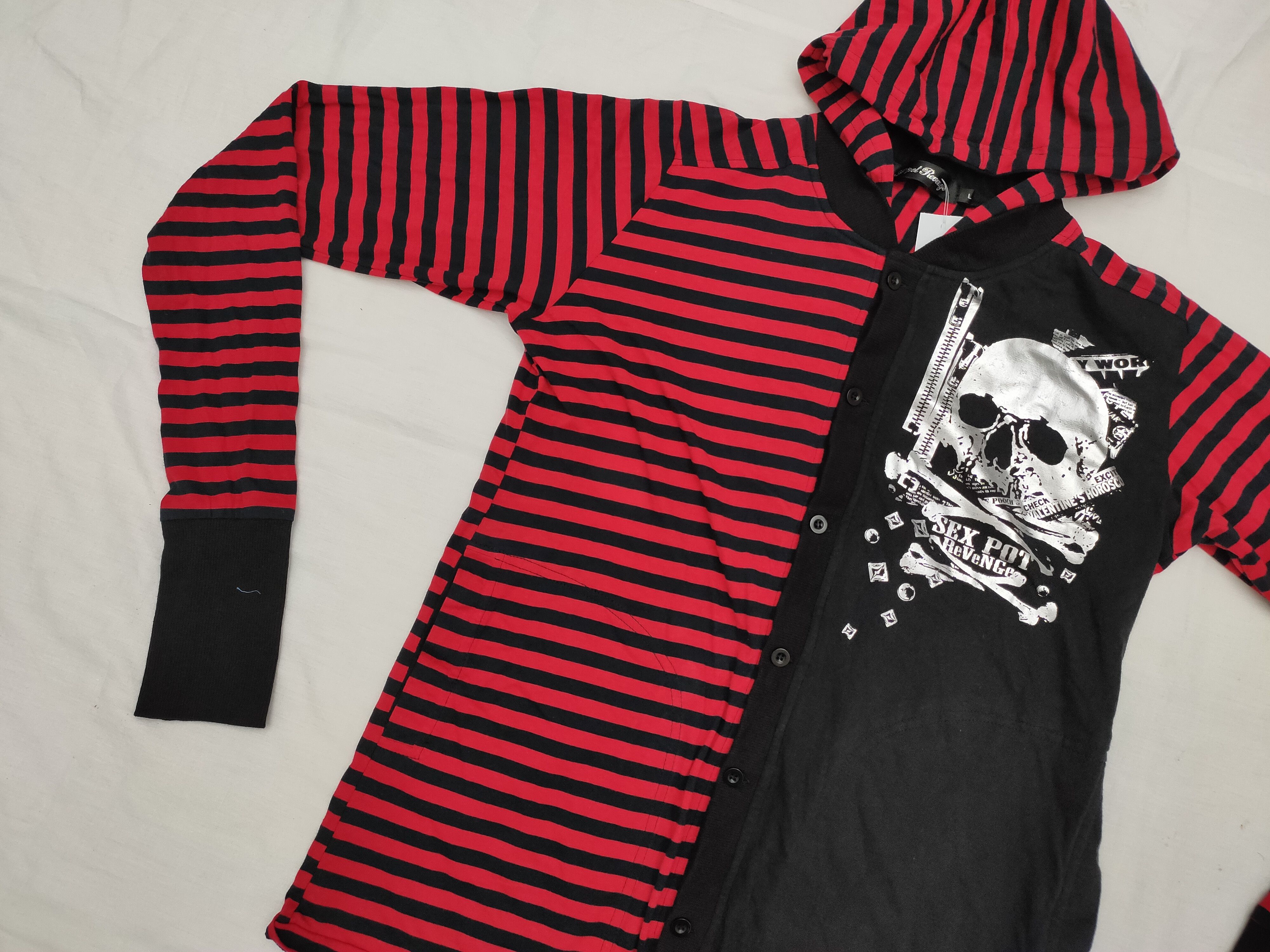 Seditionaries Sex Pot Revenge Punk is Not Dead Gothic Dress Hoodie Size L / US 10 / IT 46 - 4 Thumbnail