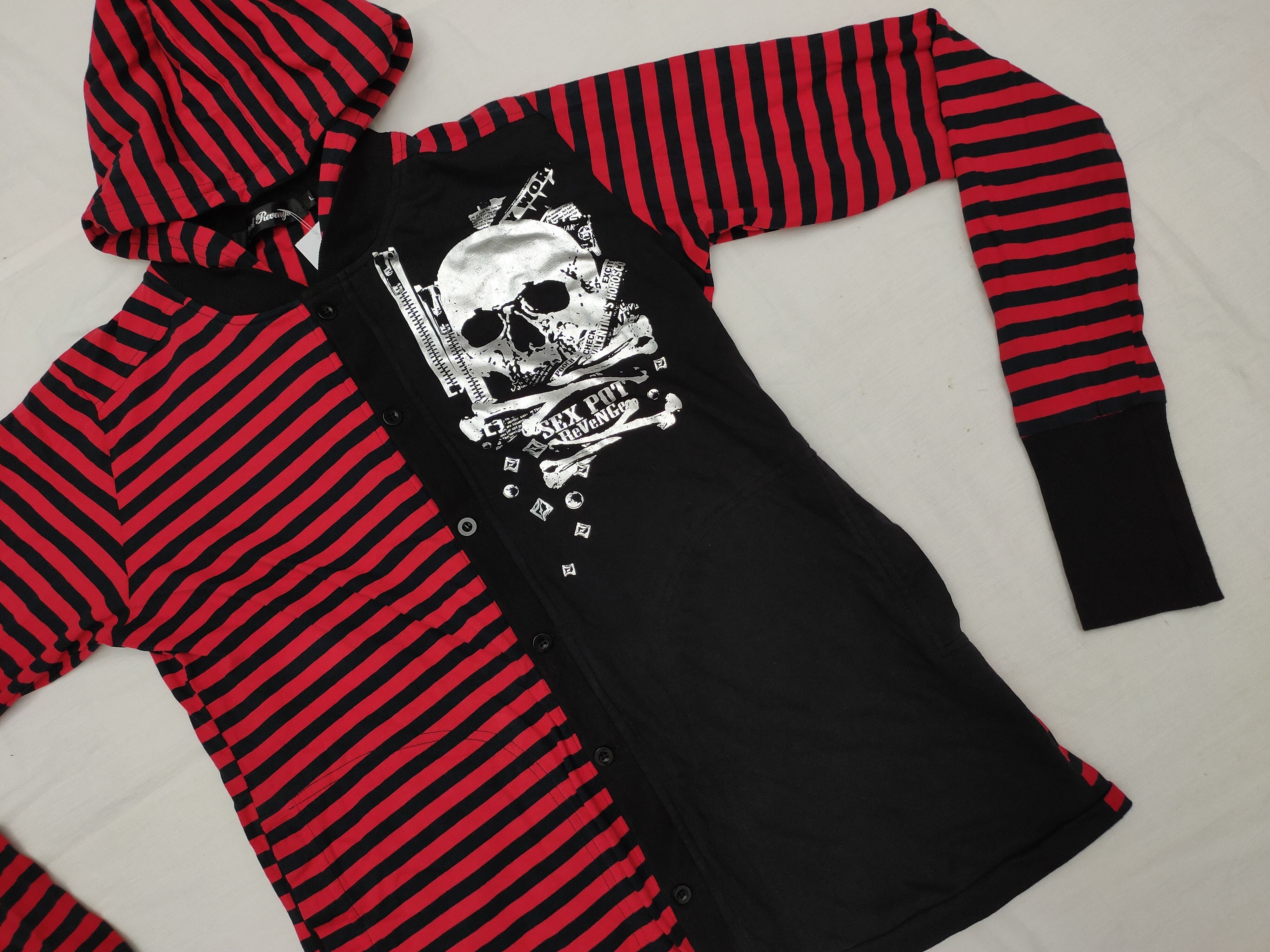 Seditionaries Sex Pot Revenge Punk is Not Dead Gothic Dress Hoodie Size L / US 10 / IT 46 - 3 Thumbnail