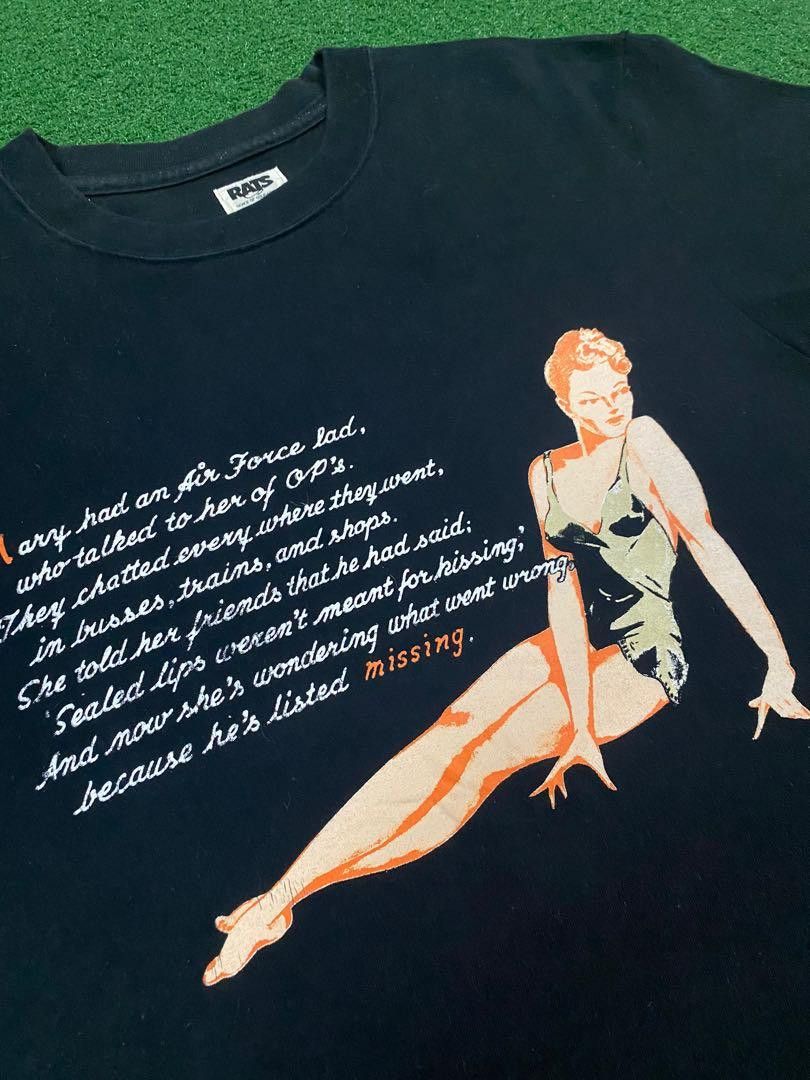 Japanese Brand × Vintage RATS SEXY LADY T SHIRT #SKU-A224 DP1 Size US M / EU 48-50 / 2 - 2 Thumbnail