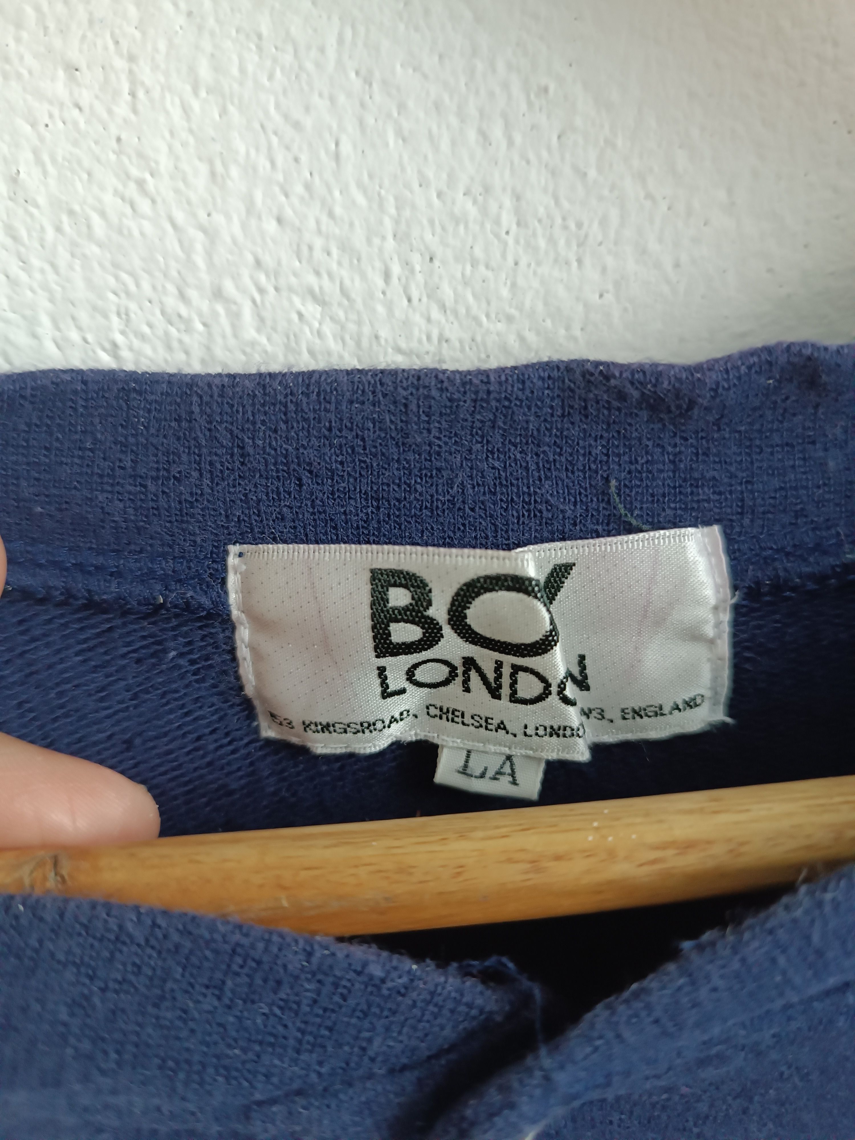 Boy London VERY RARE🔥VINTAGE BOY LONDON HENLEY HARD TO FIND TEE Size US XL / EU 56 / 4 - 7 Thumbnail