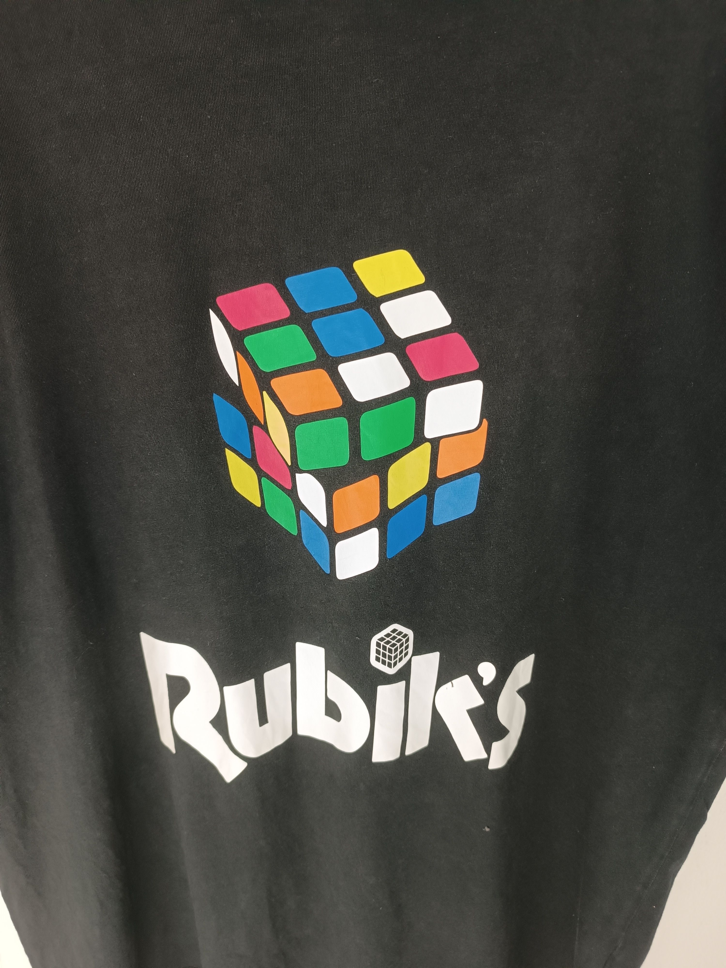 Uniqlo THRASHED FADED VINTAGE RUBIK'S RUBIK CUBE GAMES TEE Size US XL / EU 56 / 4 - 8 Thumbnail