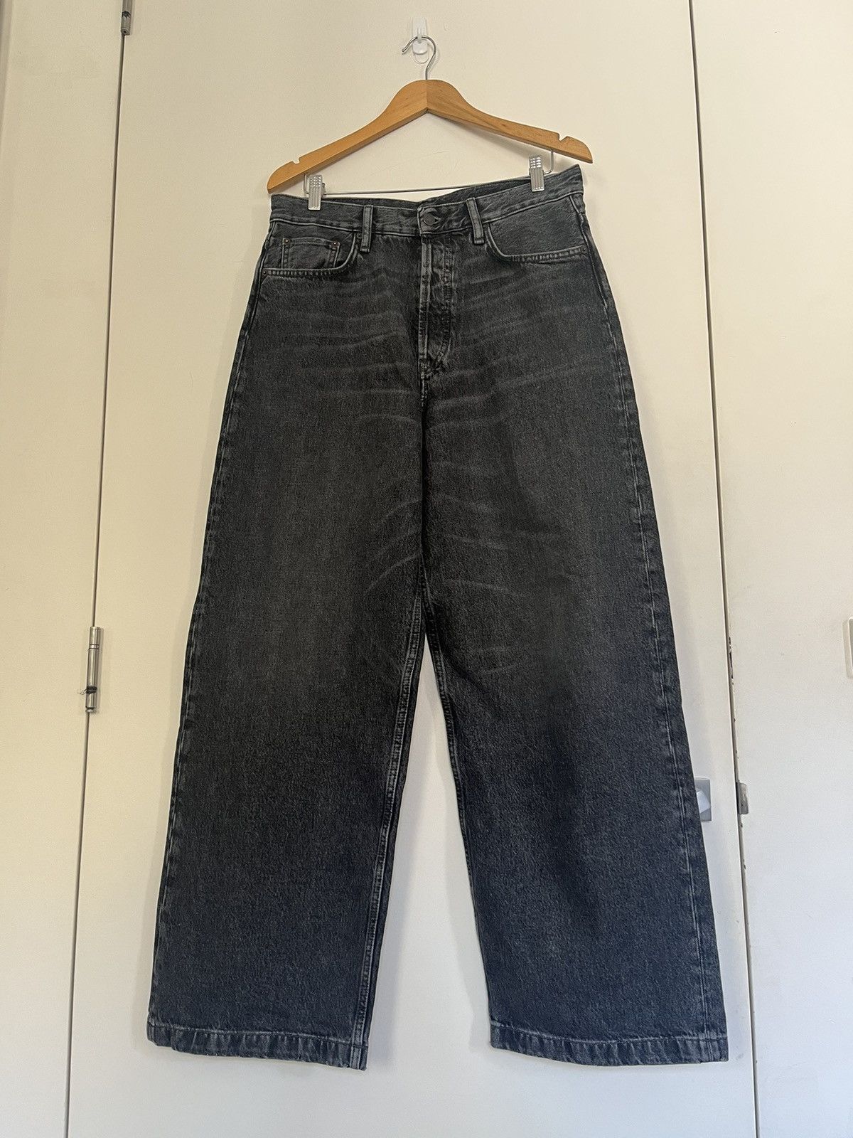 Acne Studios 1989 wide leg jeans | Grailed