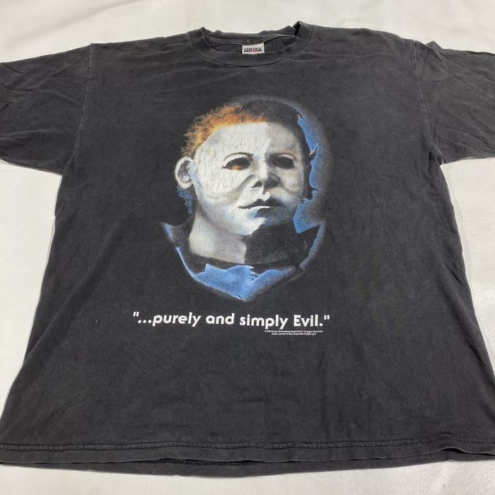 Vintage 90's Vintage Halloween Movie promo michael myers simply evil ...