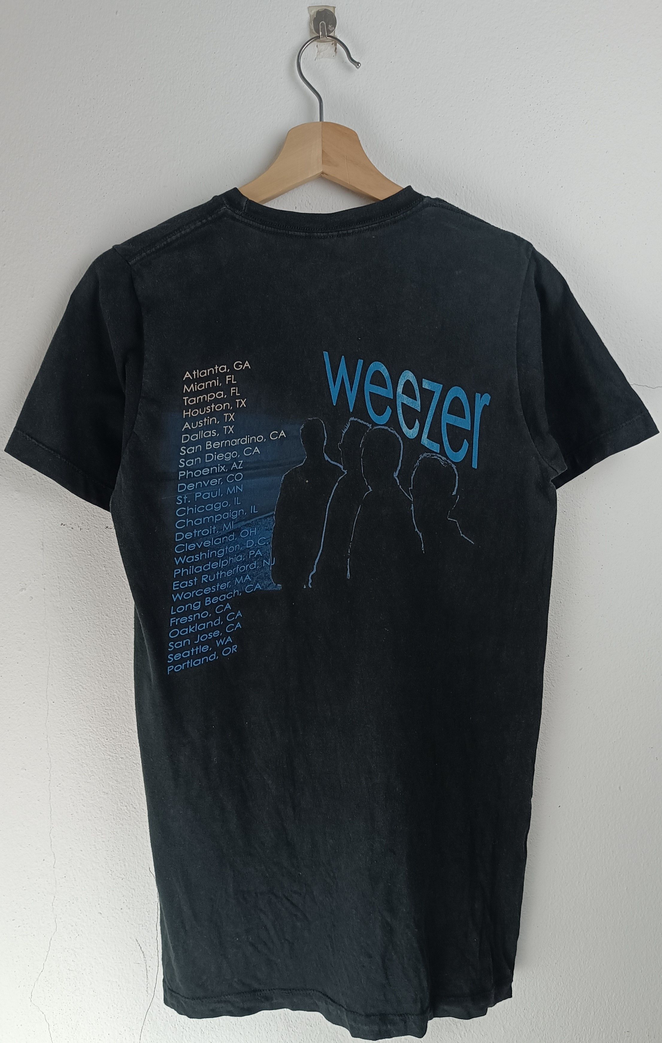 Band Tees VINTAGE 2000s WEEZER (the strokes greenday radiohead) Size US S / EU 44-46 / 1 - 4 Thumbnail