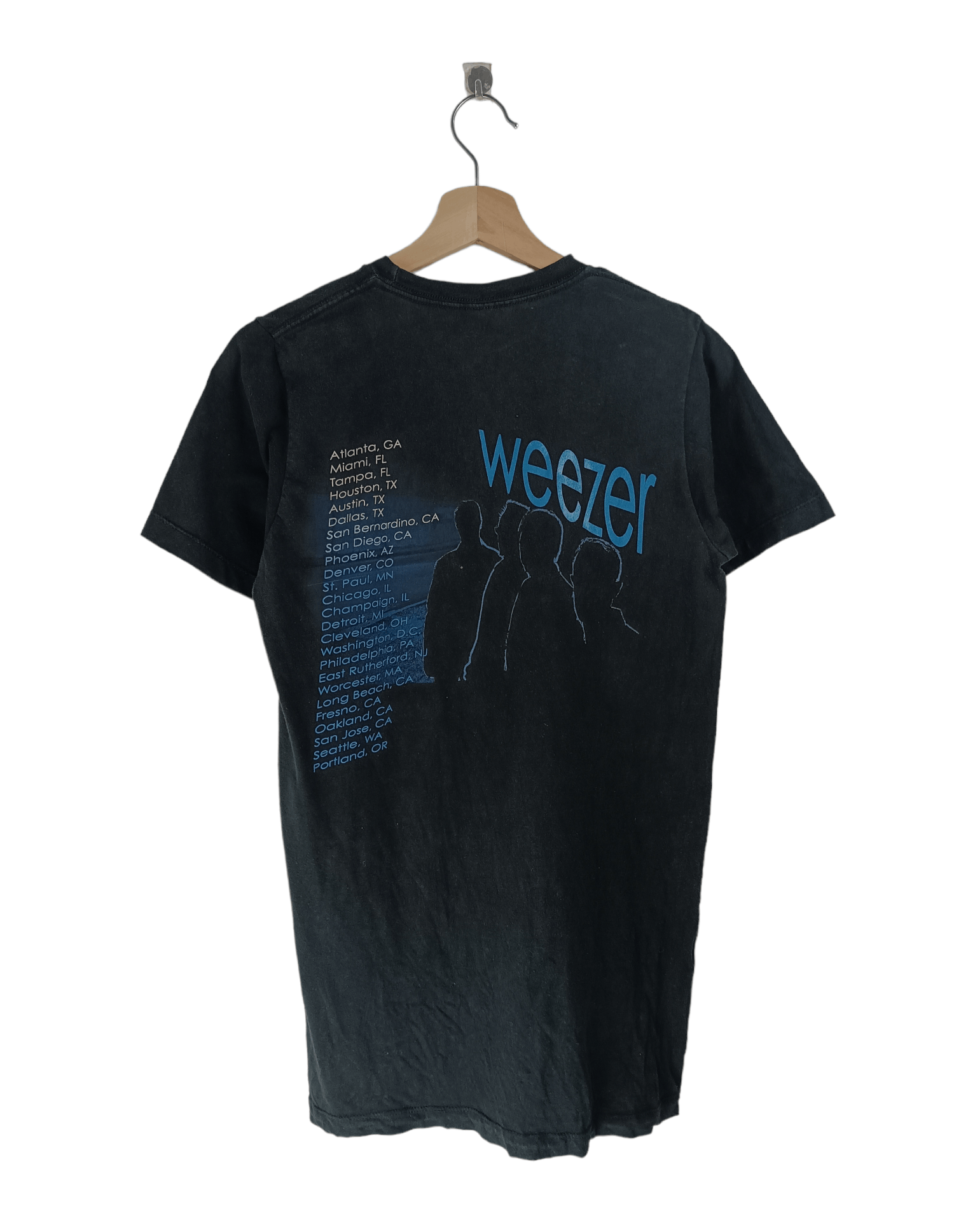 Band Tees VINTAGE 2000s WEEZER (the strokes greenday radiohead) Size US S / EU 44-46 / 1 - 2 Thumbnail