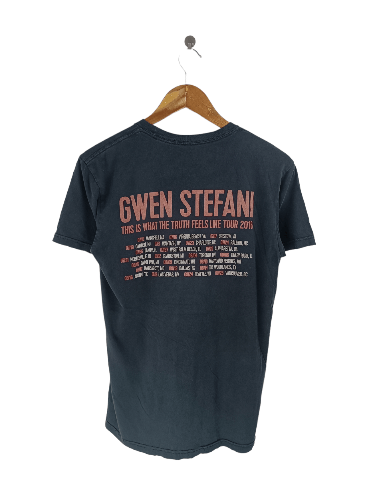 Band Tees VINTAGE '16 GWEN STEFANI TOUR TEE (no doubt) Size S / US 4 / IT 40 - 2 Thumbnail