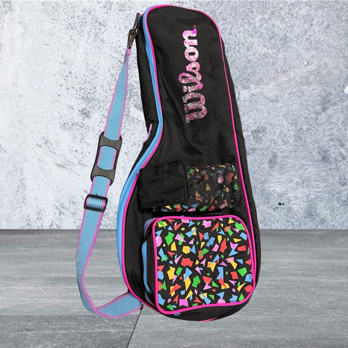 ☆ Rare 1/1 Vintage 80s Wilson Tennis Racket Bag Case