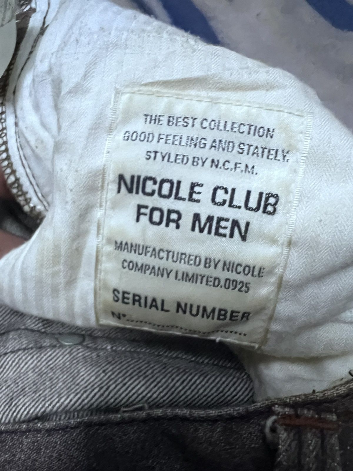 Japanese Brand FLARED💥NICOLE CLUB TWIST DISTRESSED DENIM PANT Size US 30 / EU 46 - 9 Thumbnail