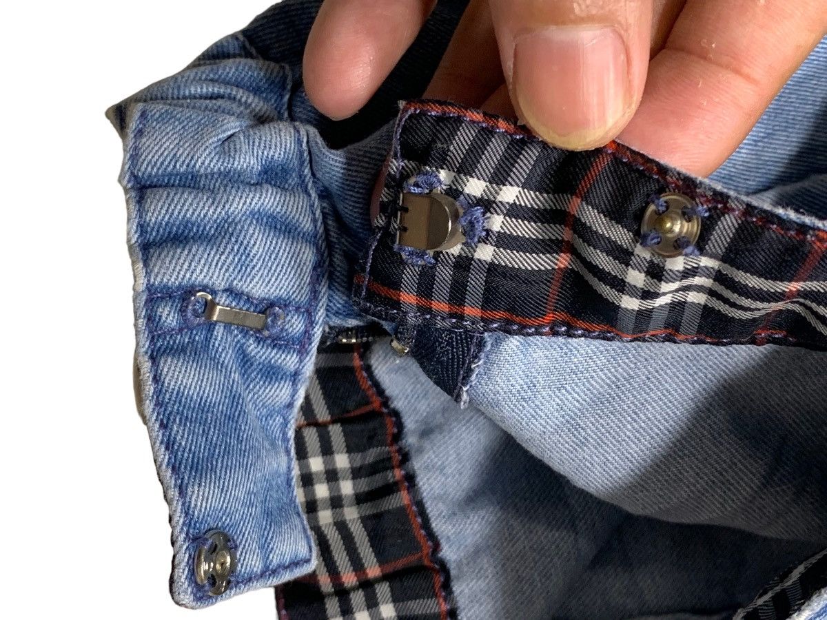 Burberry × Vintage Rare Vintage Burberrys Mini Skirt Denim Size 23" - 6 Thumbnail