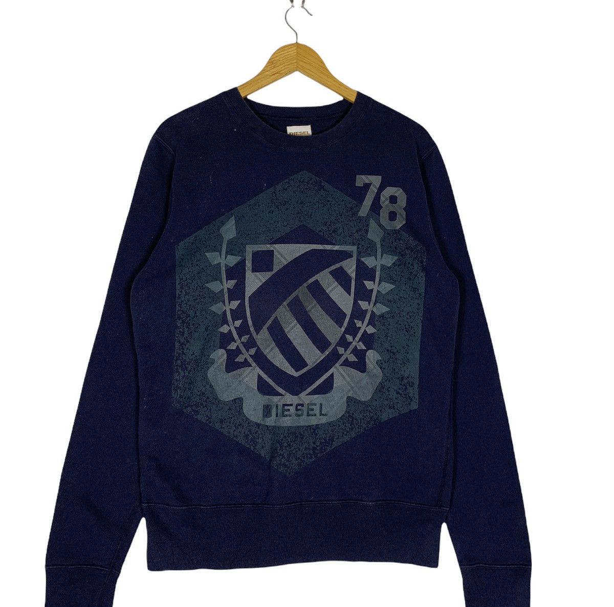Diesel Vintage Diesel 78 Sweatshirt Blue Colour Size US M / EU 48-50 / 2 - 2 Thumbnail