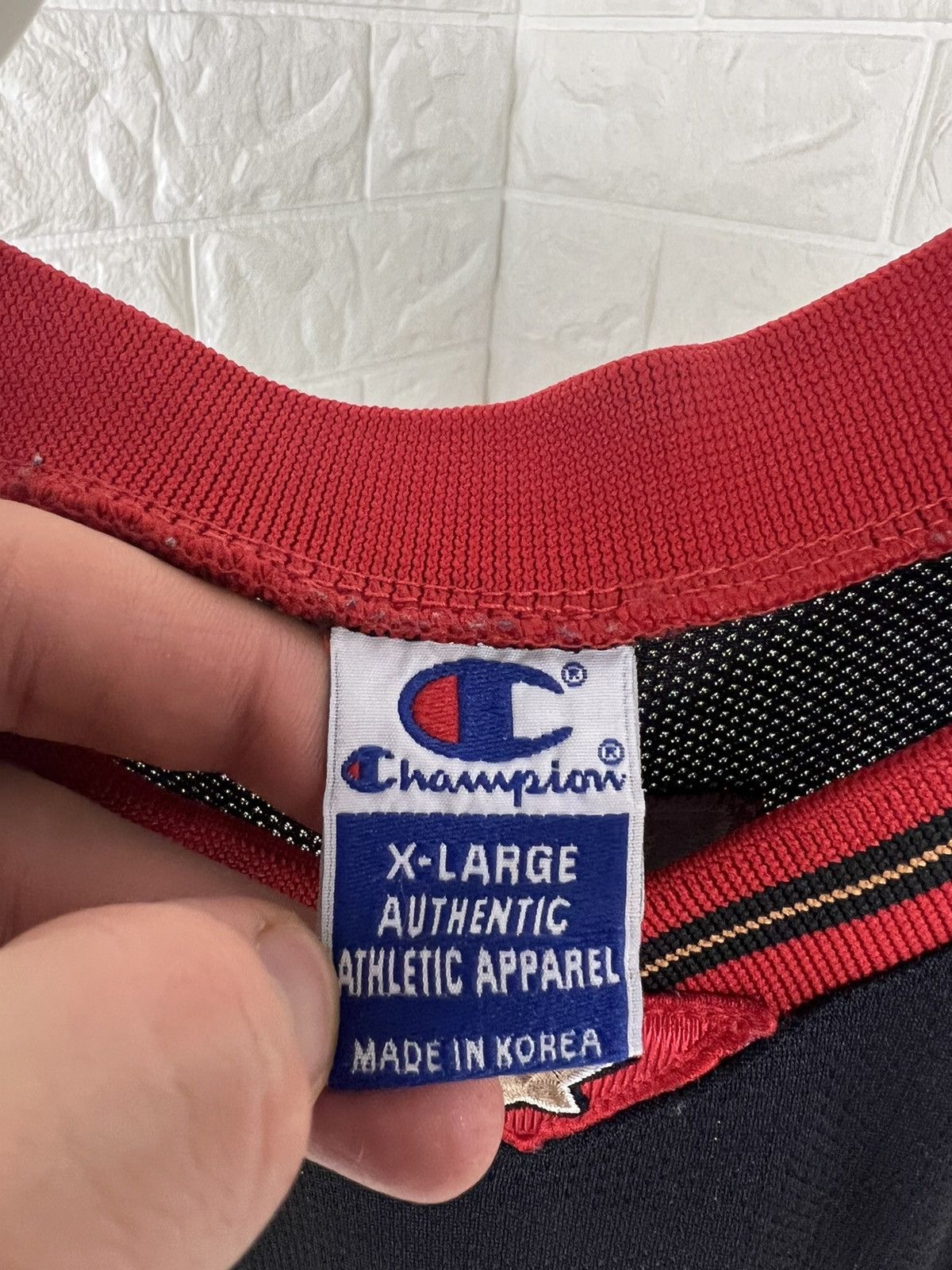 Champion × NBA × Vintage Vintage 90s Sixers NBA Iverson 3 Jersey Size US XL / EU 56 / 4 - 5 Thumbnail
