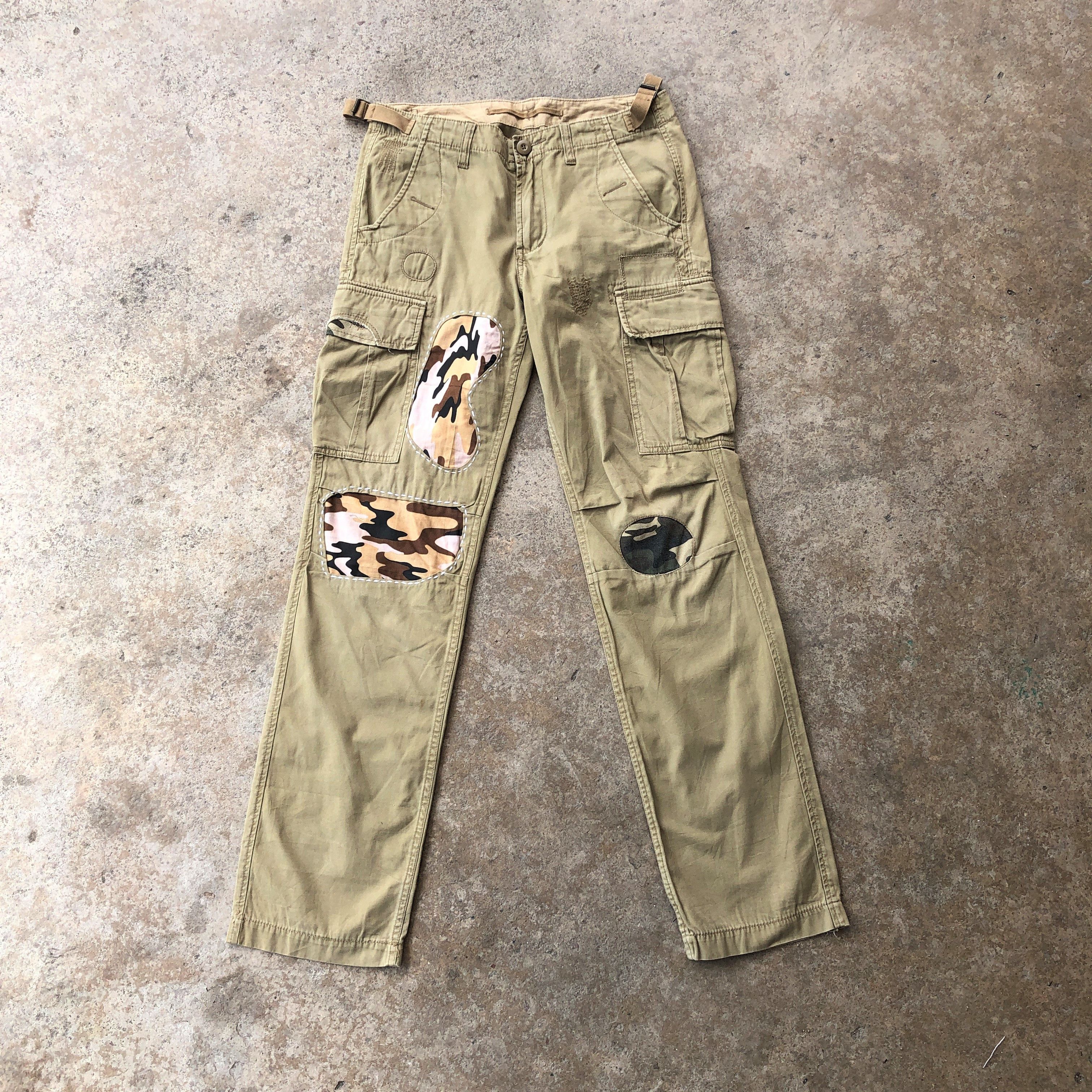Japanese Brand × Vintage Vintage Baldia Cargo Pants Patchwork Camo Size US 32 / EU 48 - 1 Thumbnail