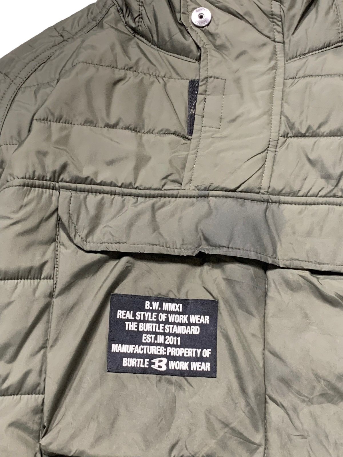 Japanese Brand Japanese Brand Burtle Workwear Puffle Jacket Size US L / EU 52-54 / 3 - 5 Thumbnail