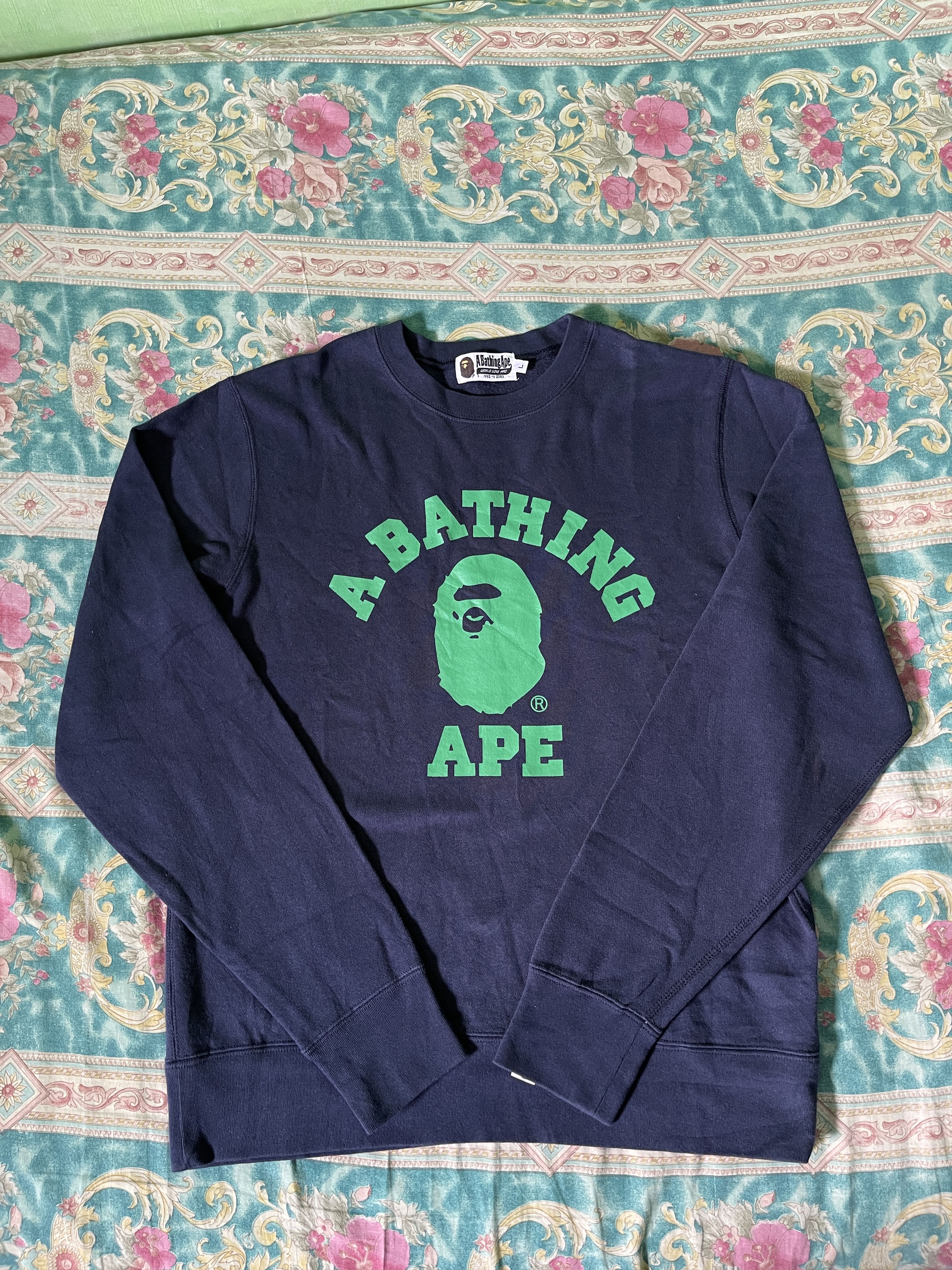 Bape College Crewneck Size US L / EU 52-54 / 3 - 1 Thumbnail