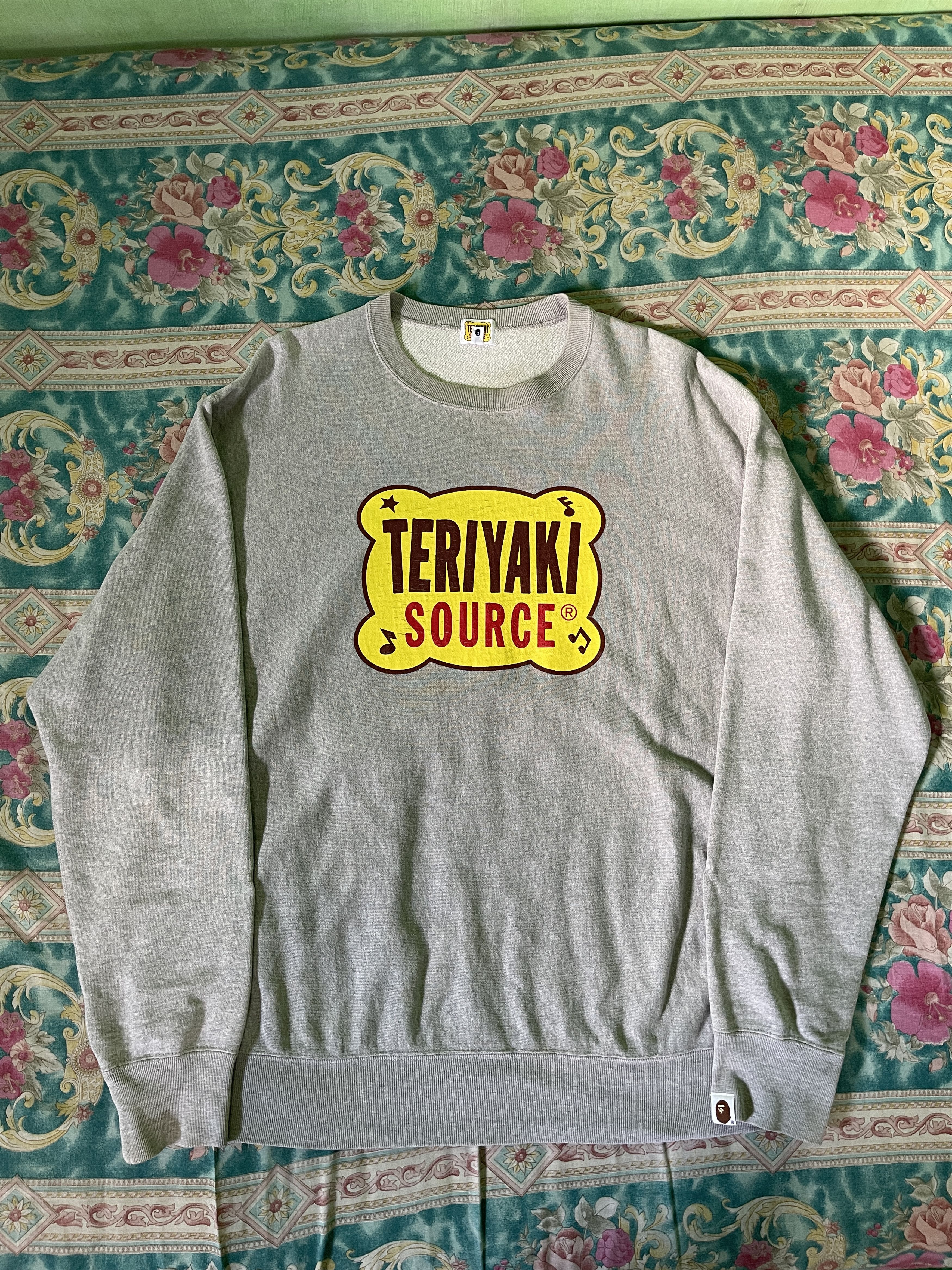 Bape Teriyaki Source Crewneck Size US L / EU 52-54 / 3 - 1 Thumbnail