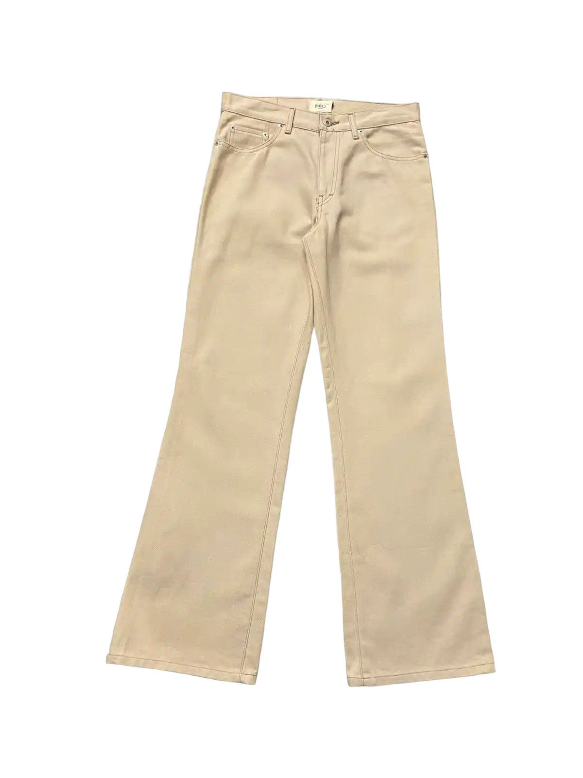 Vintage Ined Homme Speciaux Flared Boot Cut Denim Pants