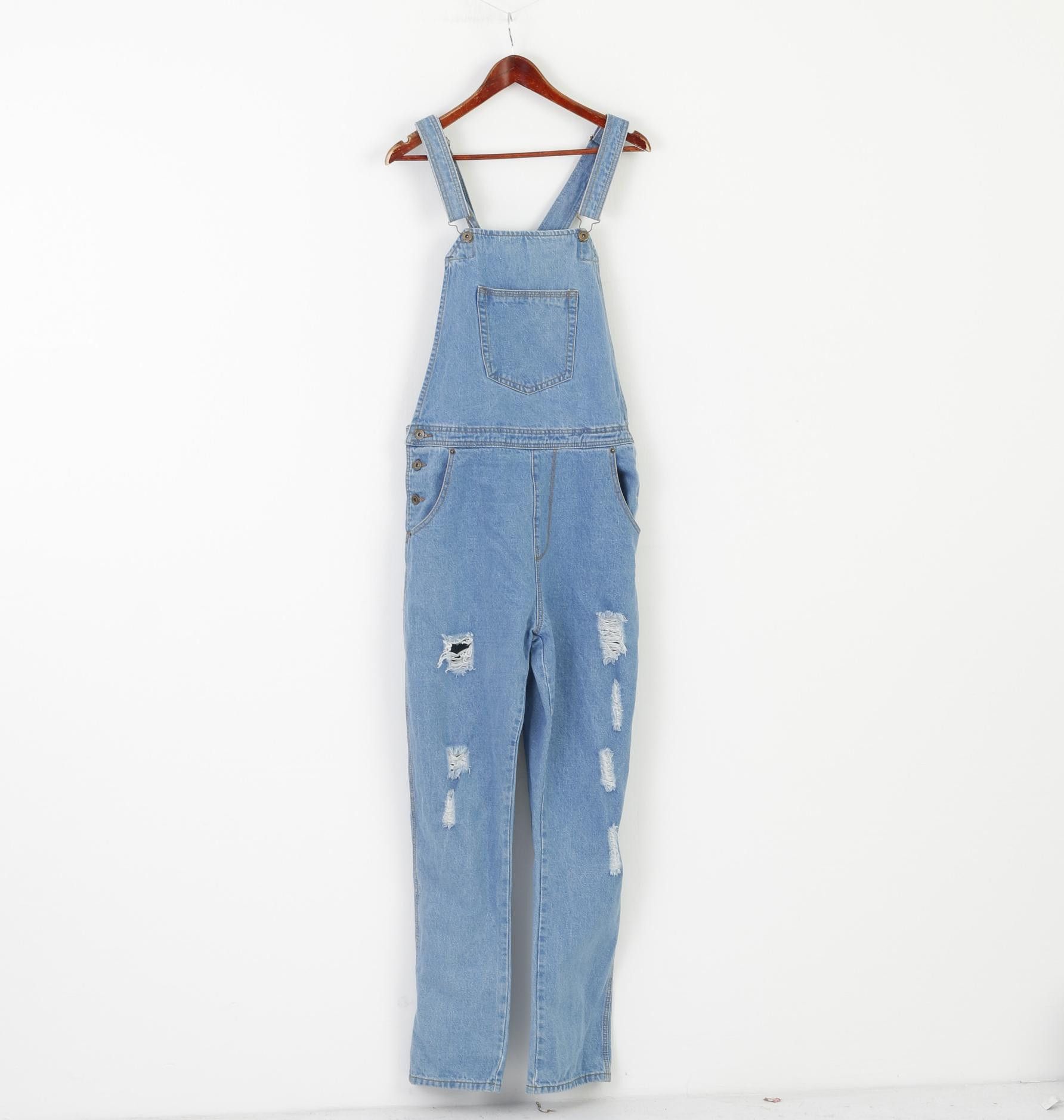 Vintage Liquor N Poker Men 34 Dungarees Blue Distressed 3210 Size US 34 / EU 50 - 1 Thumbnail