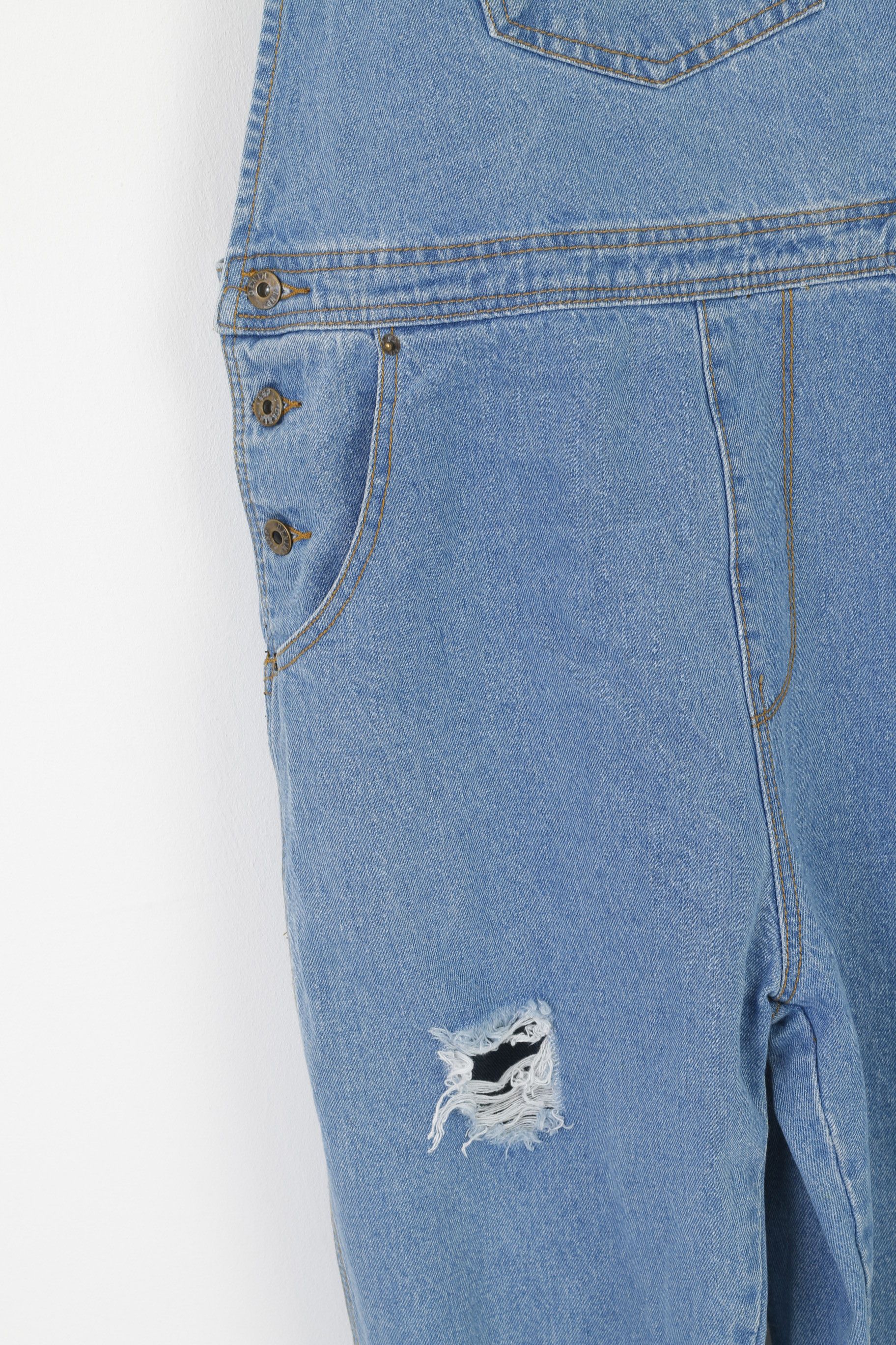 Vintage Liquor N Poker Men 34 Dungarees Blue Distressed 3210 Size US 34 / EU 50 - 3 Thumbnail
