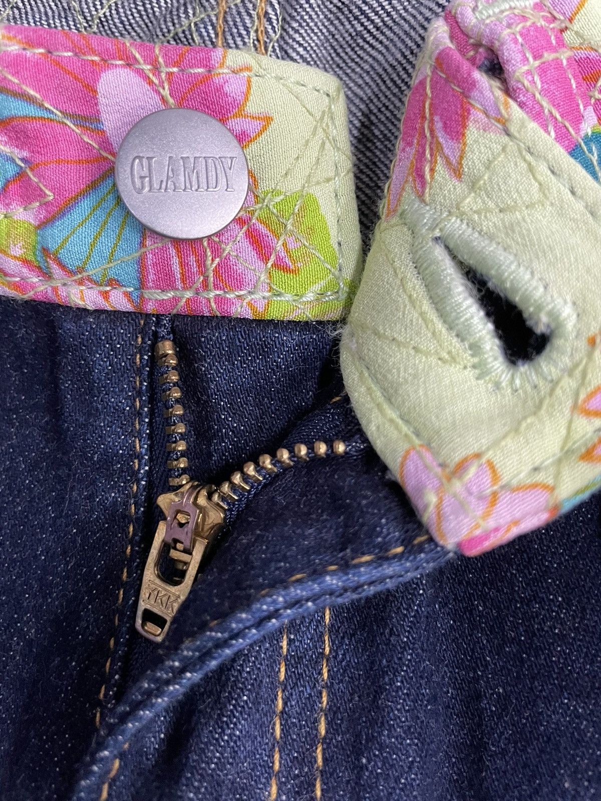 Hysteric Glamour × Japanese Brand Glamdy Japan Flared Hybrid Scab Denim Pants With Belt Size US 30 / EU 46 - 12 Thumbnail