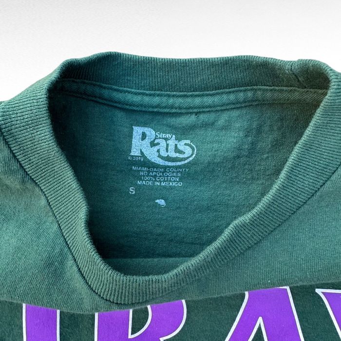 Stray Rats Stray Rats Rodenticide T Shirt Green Purple Size Small | Grailed