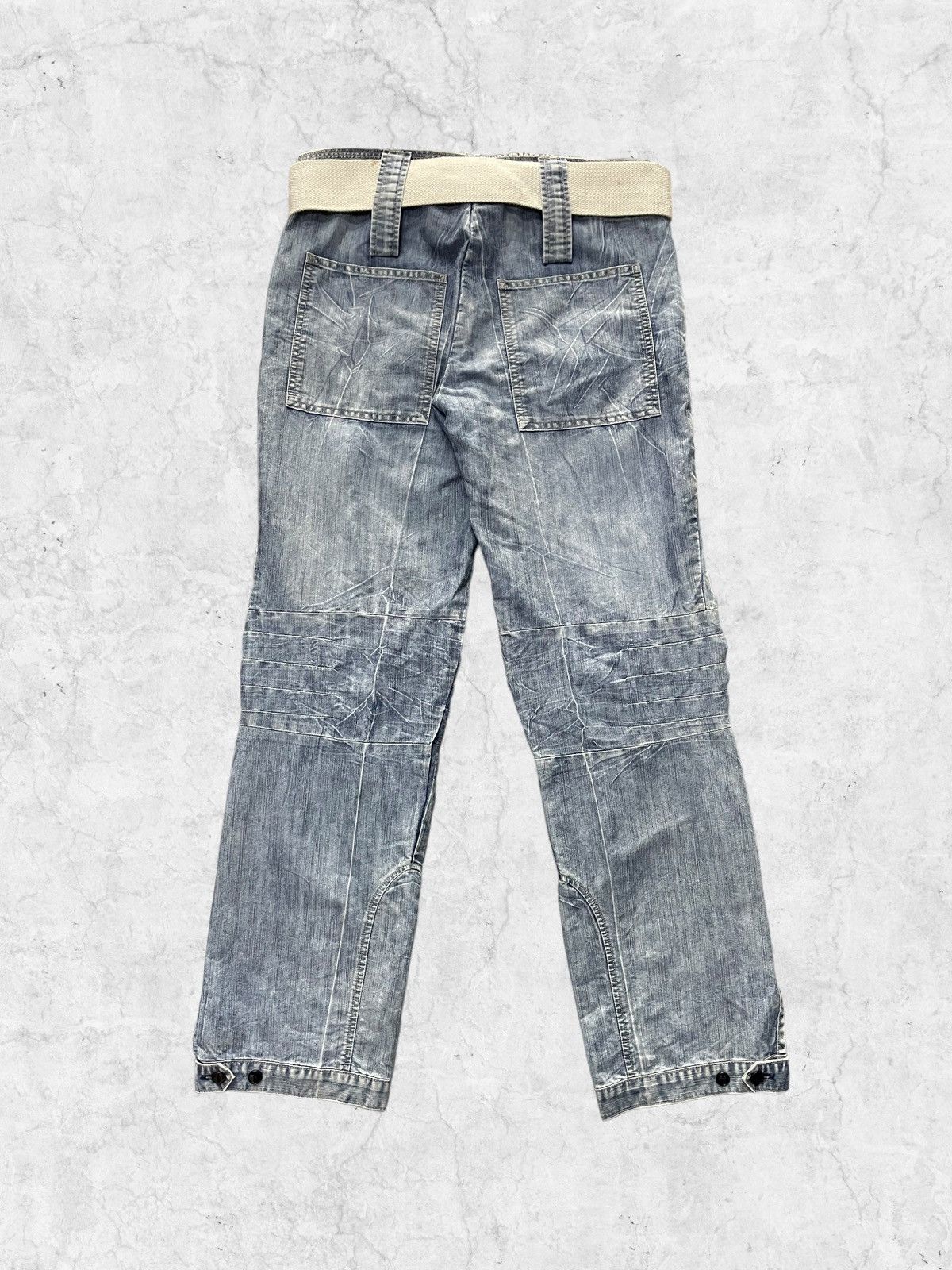 Marithe + Francois Girbaud Archive Marithe Francois Girbaud Parachute Cargos With Belt Size US 32 / EU 48 - 3 Thumbnail