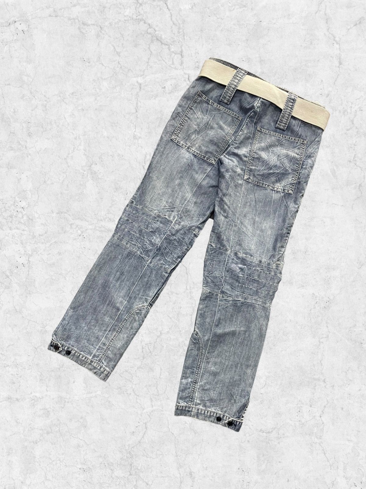 Marithe + Francois Girbaud Archive Marithe Francois Girbaud Parachute Cargos With Belt Size US 32 / EU 48 - 9 Thumbnail