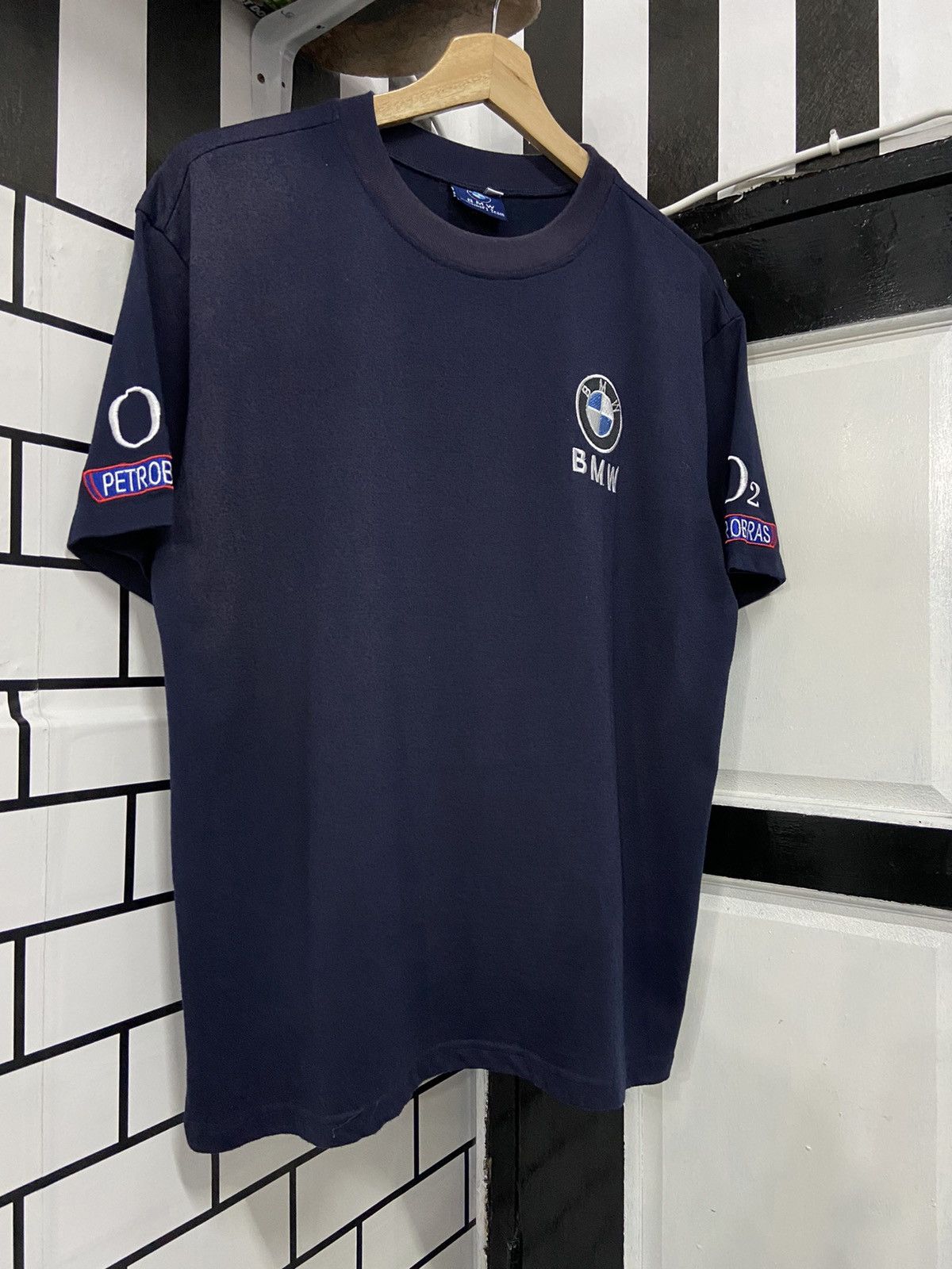 BMW × Vintage Vintage 90’s BMW Williams F1 Team Embroidered Tshirt Size US M / EU 48-50 / 2 - 6 Thumbnail