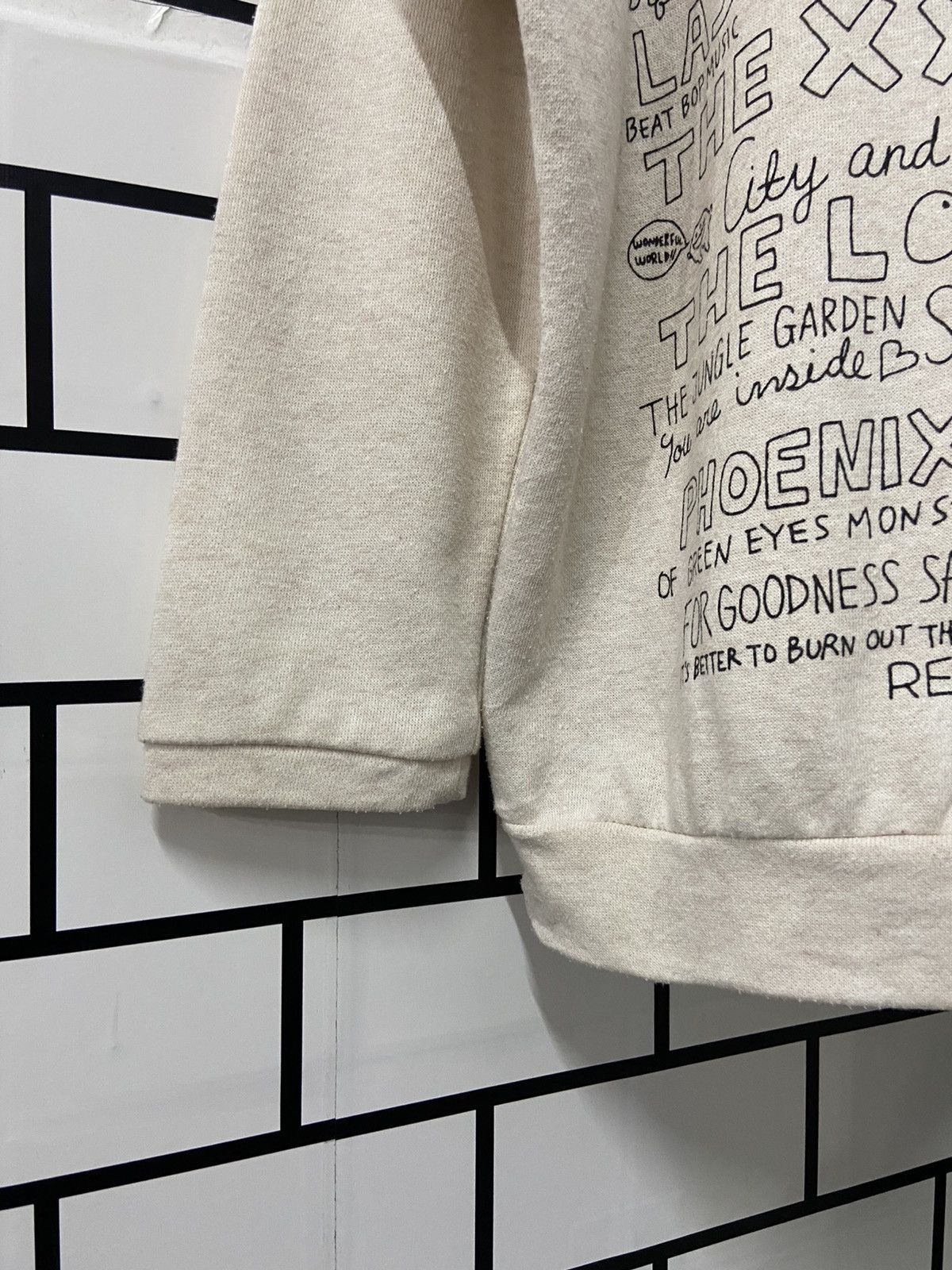 Designer × Japanese Brand × Vintage Vintage Rivet & Surge Patch Backpack Doodle Poems Sweatshirt Size US M / EU 48-50 / 2 - 11 Thumbnail