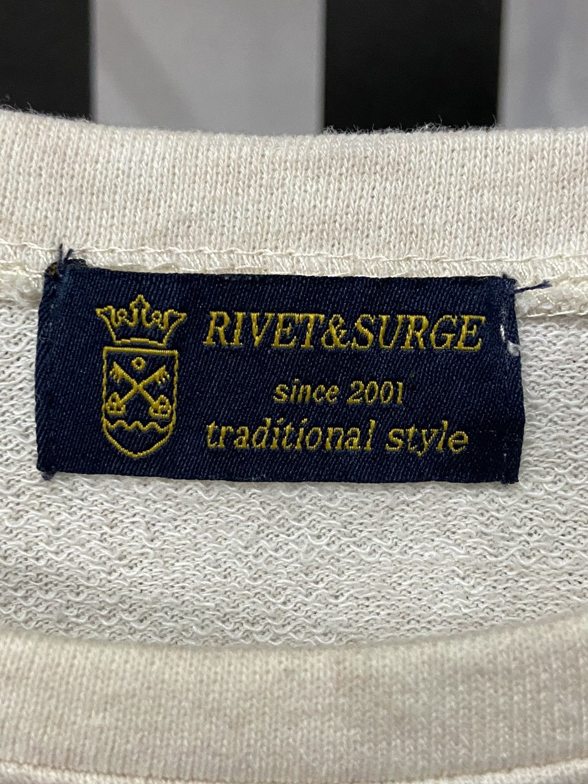 Designer × Japanese Brand × Vintage Vintage Rivet & Surge Patch Backpack Doodle Poems Sweatshirt Size US M / EU 48-50 / 2 - 12 Thumbnail