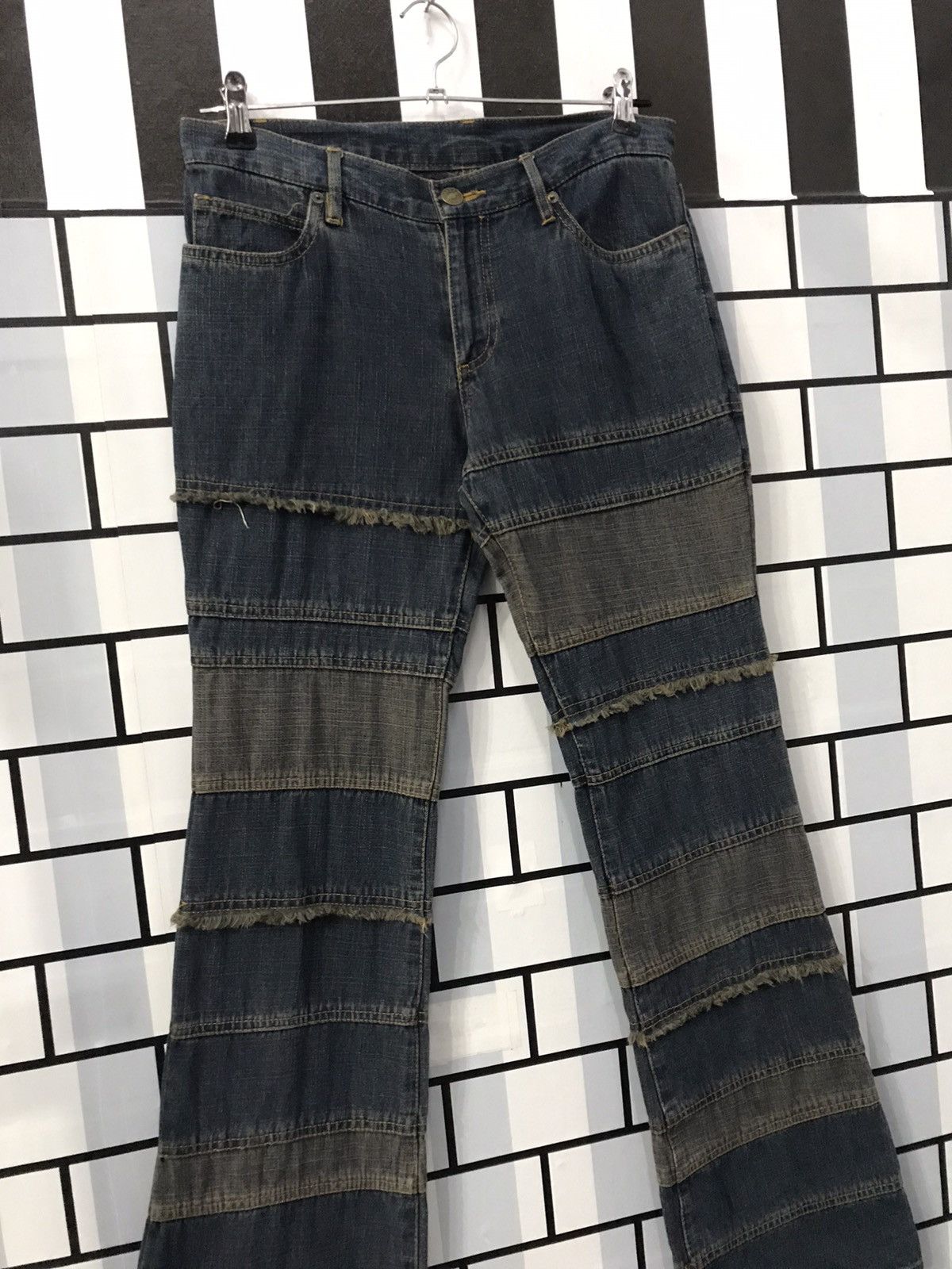Art Comes First × Designer × Japanese Brand Japanese Brand Revolt Hagi Patchwork flare Inspired Hysteric Size US 30 / EU 46 - 4 Thumbnail