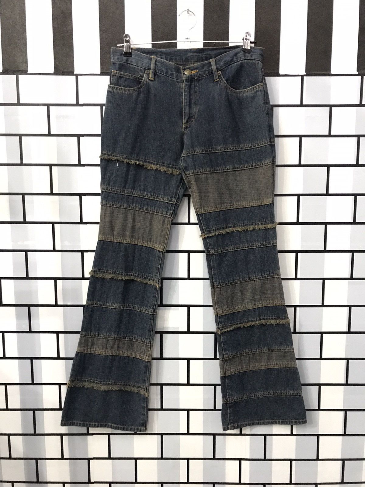Art Comes First × Designer × Japanese Brand Japanese Brand Revolt Hagi Patchwork flare Inspired Hysteric Size US 30 / EU 46 - 1 Thumbnail